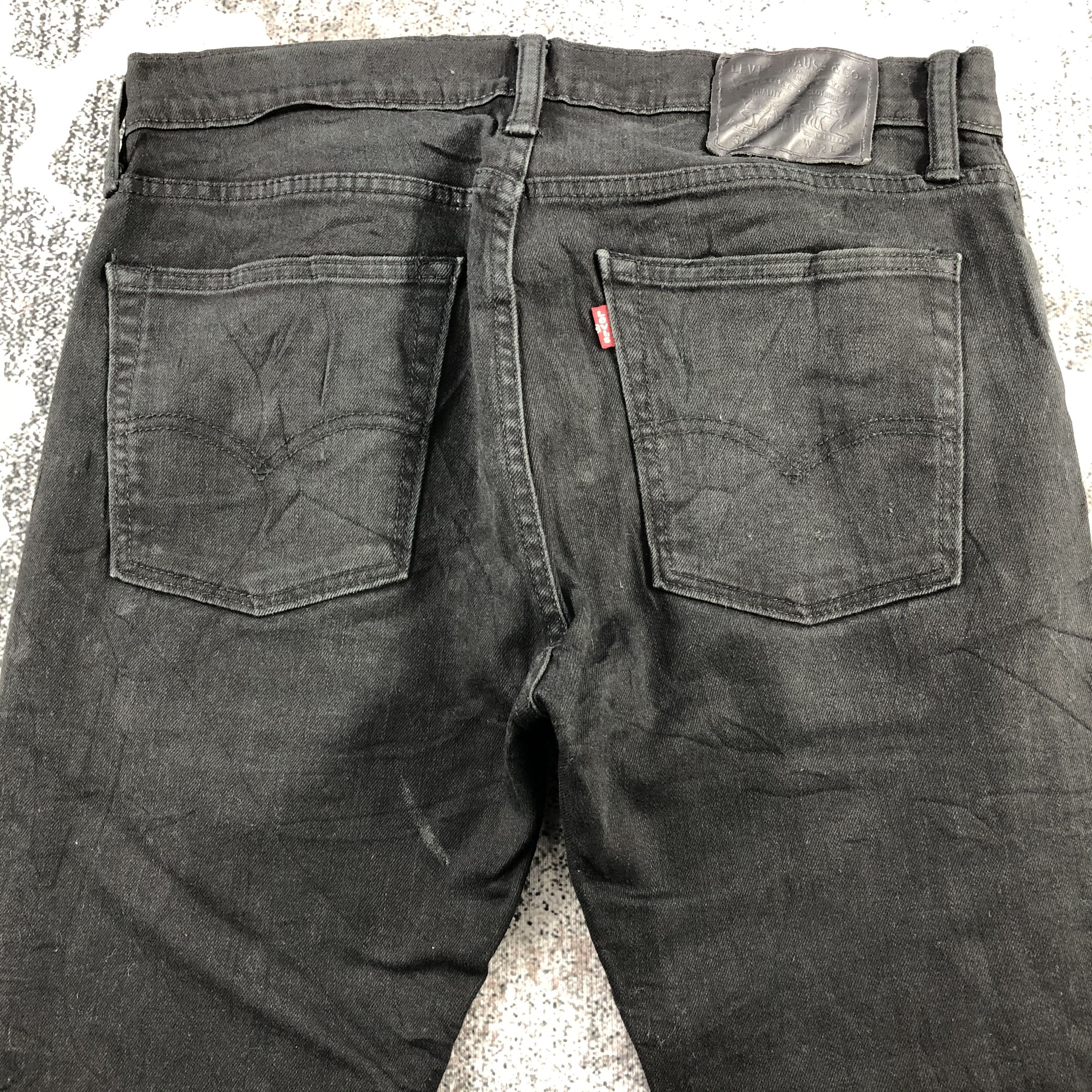 Levi's Levis 510 Jeans Black Denim KJ841 Size US 32 / EU 48 - 4 Thumbnail