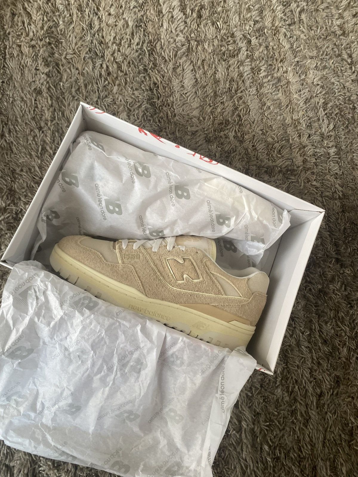 Aime Leon Dore × New Balance New balance 550 taupe suede Size US 9 / EU 42 - 6 Thumbnail