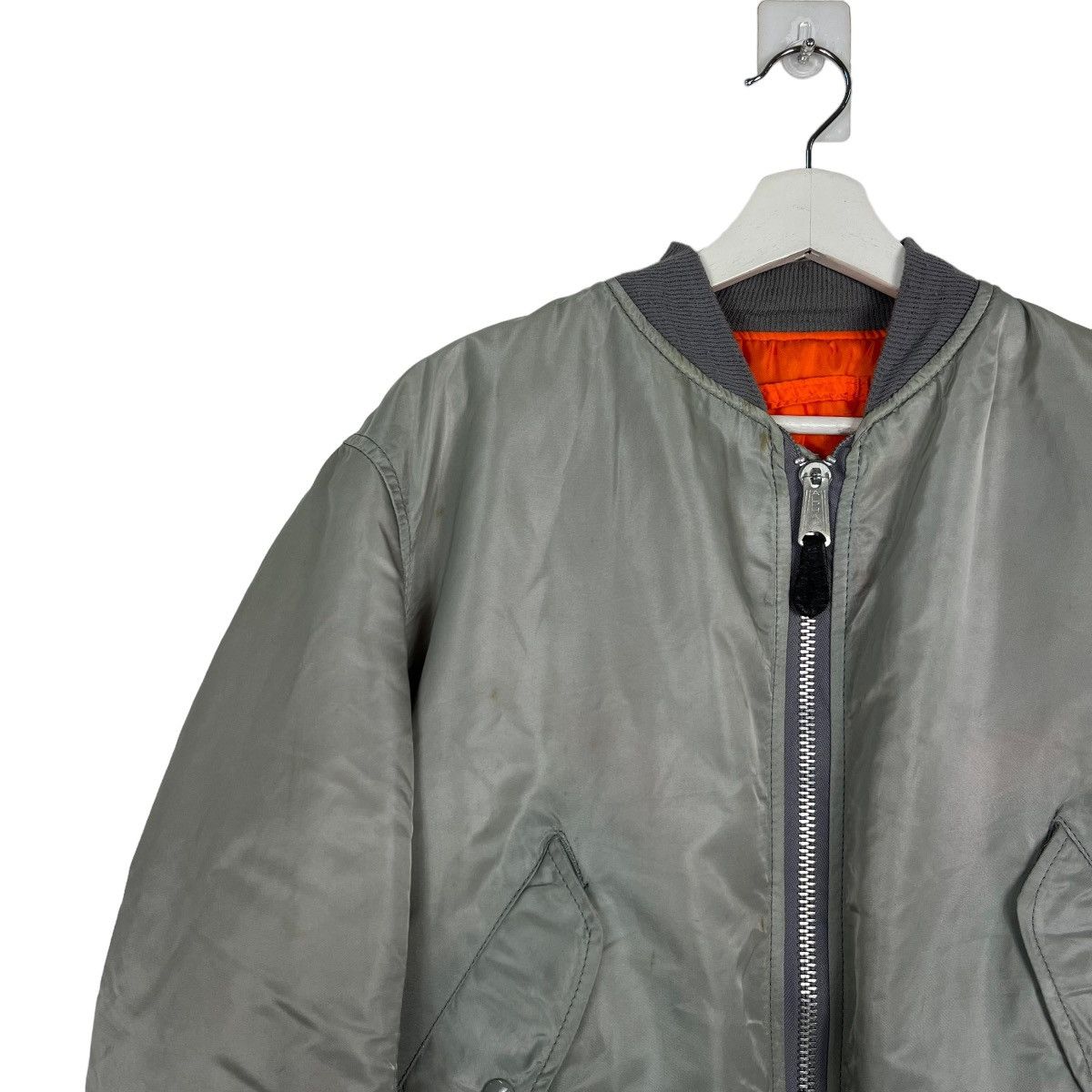 Alpha Industries 🔥 VINTAGE RIOT RIOT AFFA ALPHA MA-1 BOMBER JACKET Size US S / EU 44-46 / 1 - 7 Thumbnail
