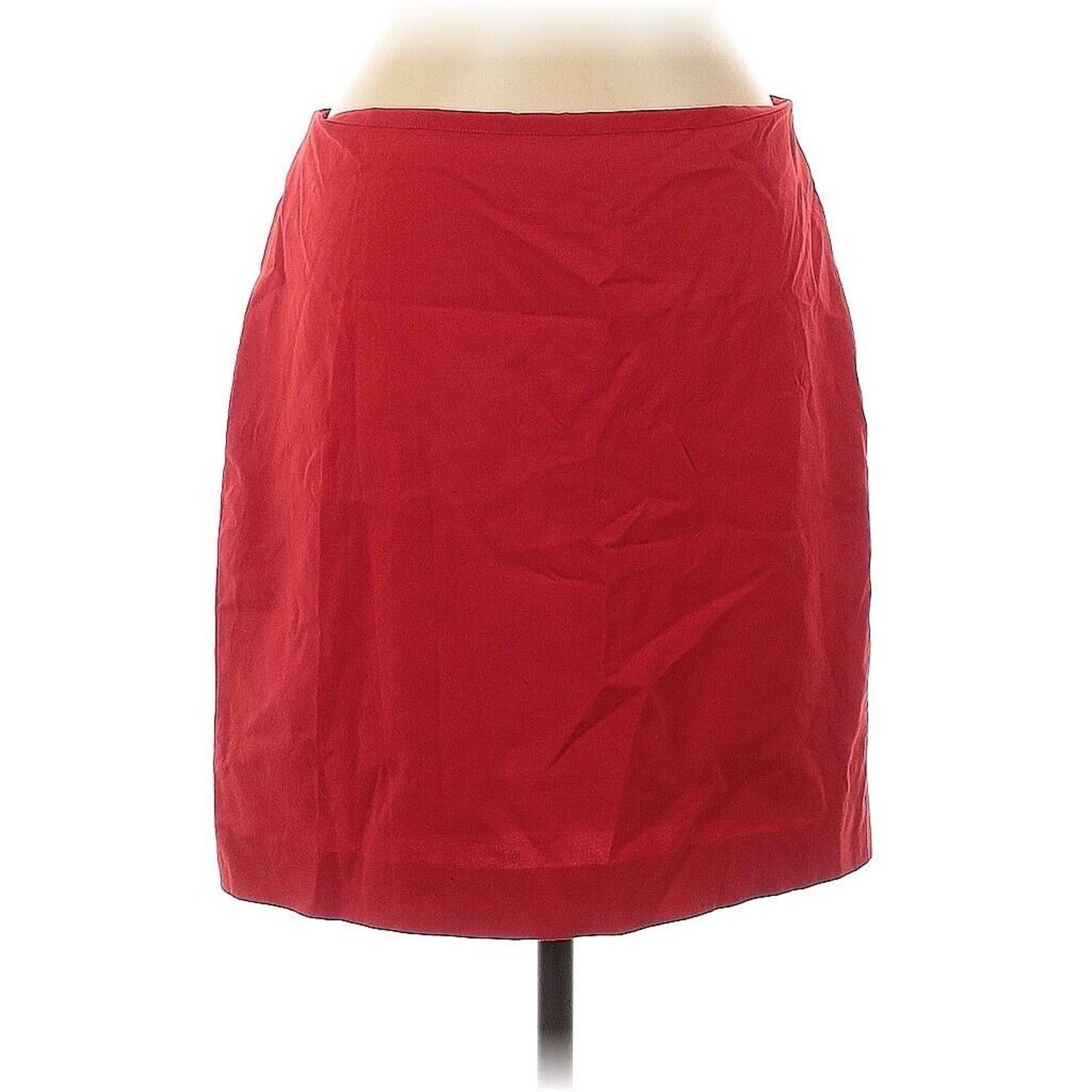 La Perla La Perla Red Wool Mini Skirt 40 US 8 Size 30" / US 8 / IT 44 - 1 Thumbnail