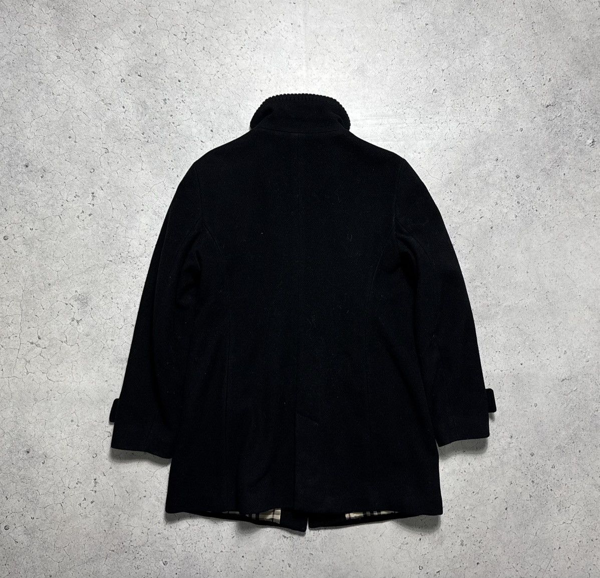 Burberry Burberry London Wool/Cashmere Trench Coat Jacket Vintage Size US XS / EU 42 / 0 - 13 Thumbnail