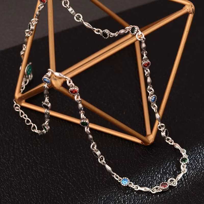 Jewelry Multicolor Zircons Sweater Necklace Size ONE SIZE - 5 Thumbnail