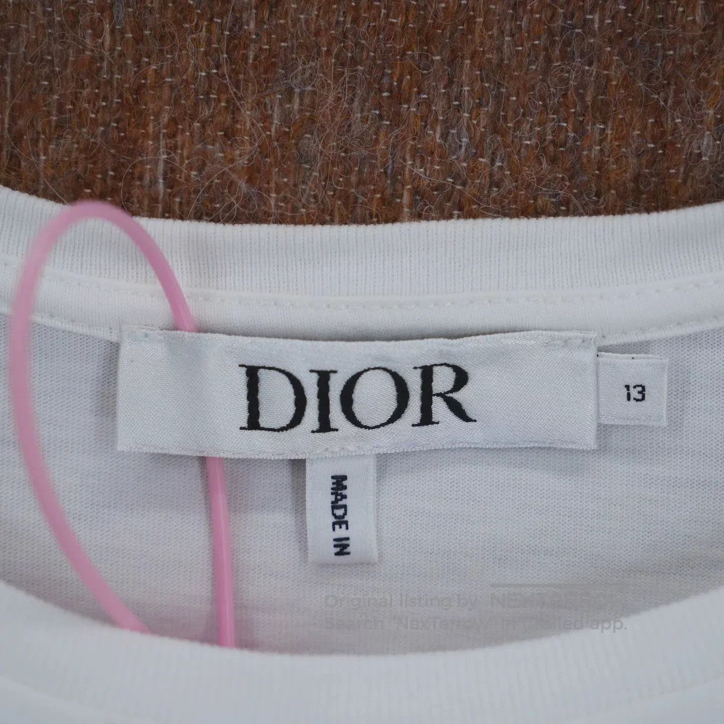 Dior Dior Ivory Cotton Knit Short-Sleeve. Size M / US 6-8 / IT 42-44 - 3 Thumbnail
