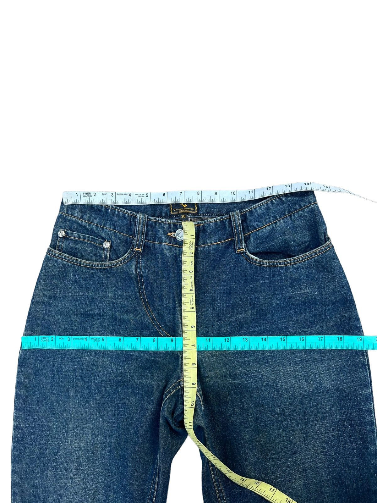 Vivienne Westwood VW Anglomania Made in Italy Denim Jeans Size 28" / US 6 / IT 42 - 3 Thumbnail