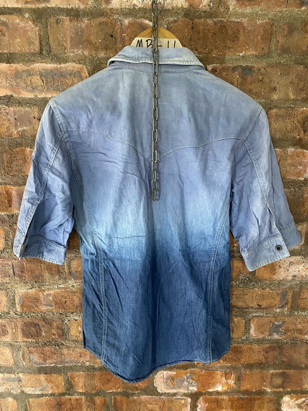 Schlussel 2000s Smile pocket gradian western shirt Size US S / EU 44-46 / 1 - 10 Thumbnail