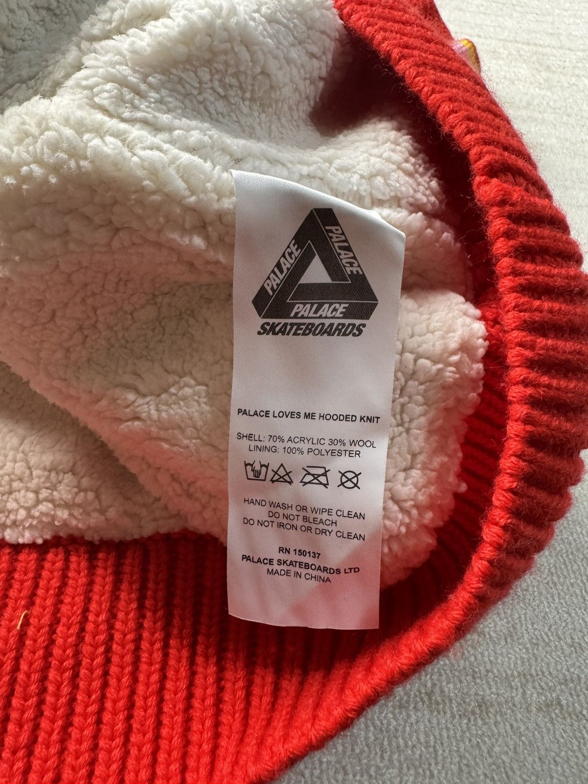 Palace Loves me hooded knit Size US L / EU 52-54 / 3 - 5 Thumbnail