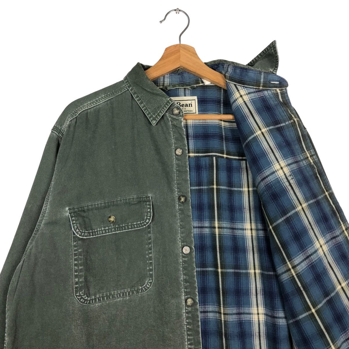 Japanese Brand 🔥Vintage Chore Jacket L.L.Bean Tartan Checked Lining Size US M / EU 48-50 / 2 - 12 Thumbnail