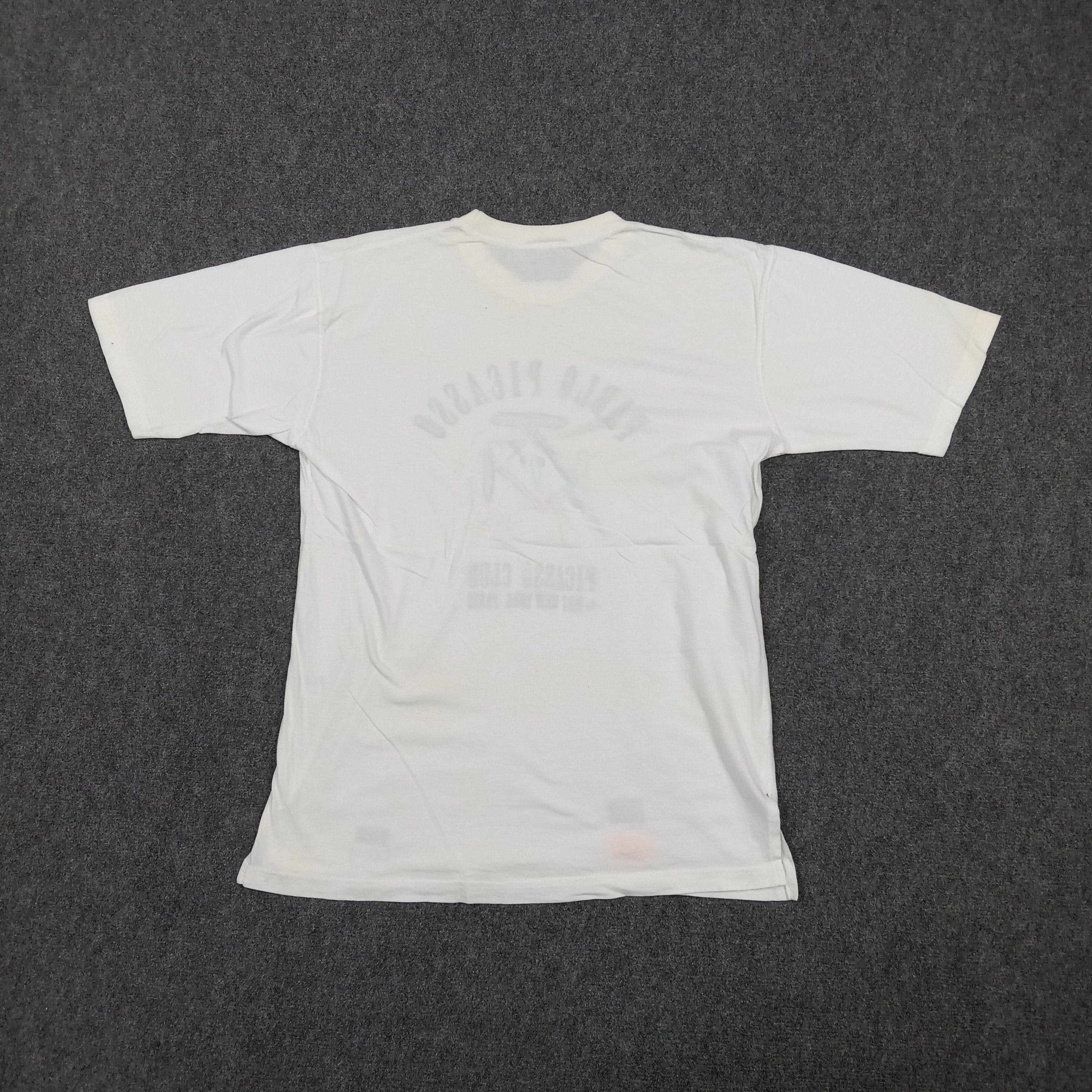 Arts & Science 90's Pablo Picasso Club Art Graphic Tshirt C294N79 Size US M / EU 48-50 / 2 - 4 Thumbnail