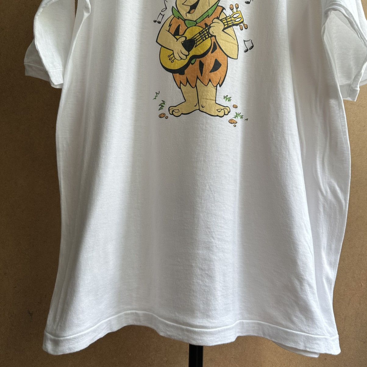 Vintage Vintage 90s Flintstones Bedrock Single Stitch Graphic Tee Size US XL / EU 56 / 4 - 8 Thumbnail
