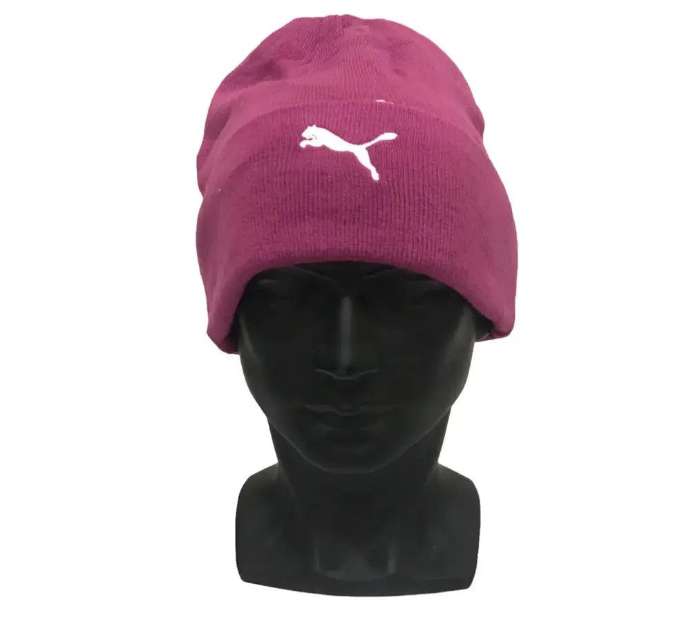 Puma × Vintage Puma Small Logo Beanie Hat Size ONE SIZE - 1 Thumbnail