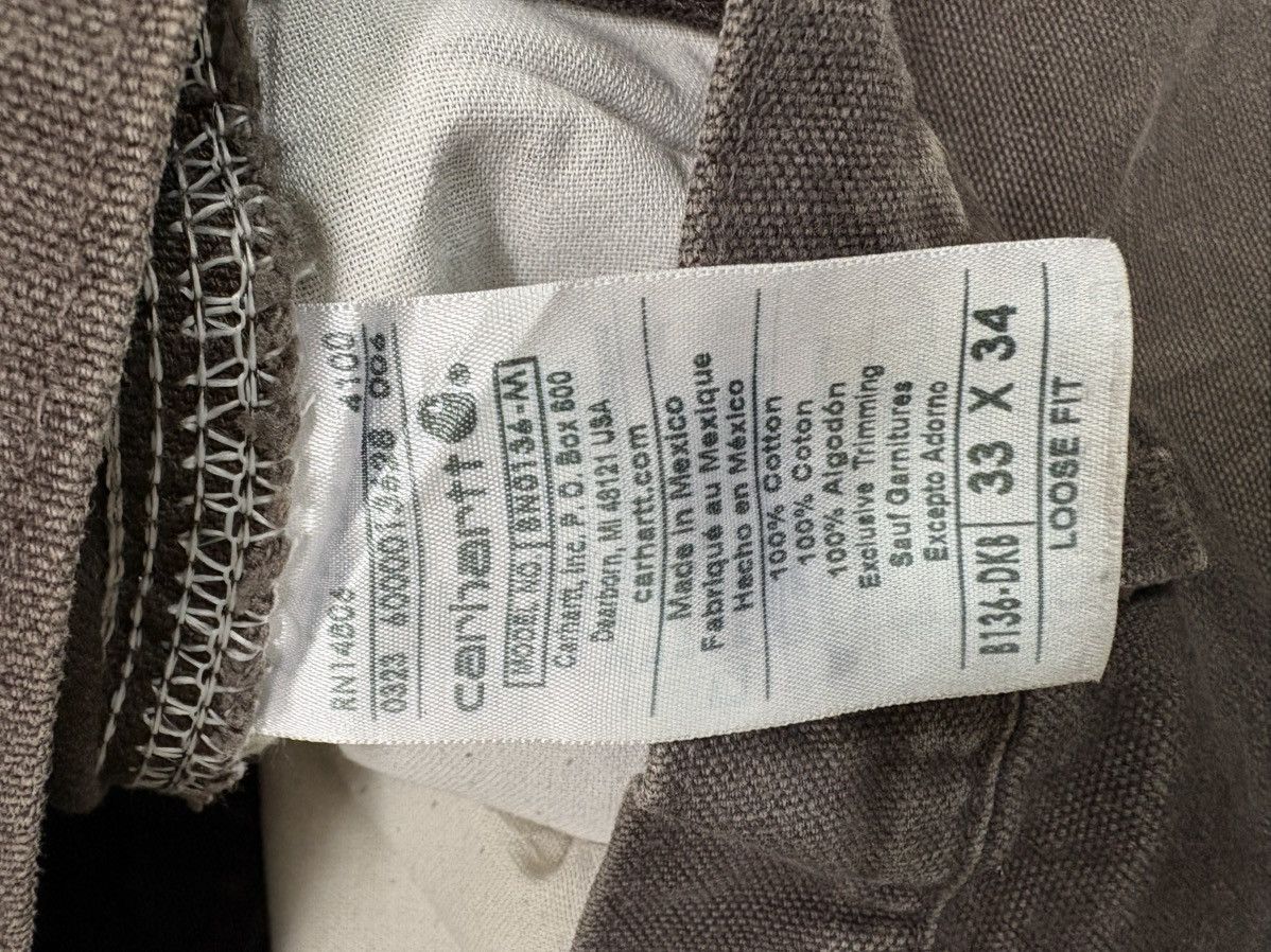 Carhartt Dark Brown Carhartt Double Knee Pants Size US 33 - 4 Thumbnail