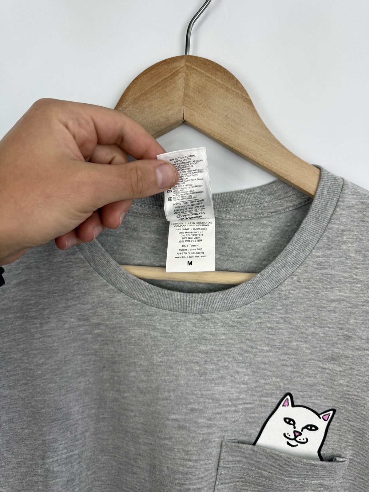 RIPNDIP NWT❗️ RIPNDIP Lord Nermal Pocket T-Shirt Cat Fack Rare Size M / US 6-8 / IT 42-44 - 8 Thumbnail