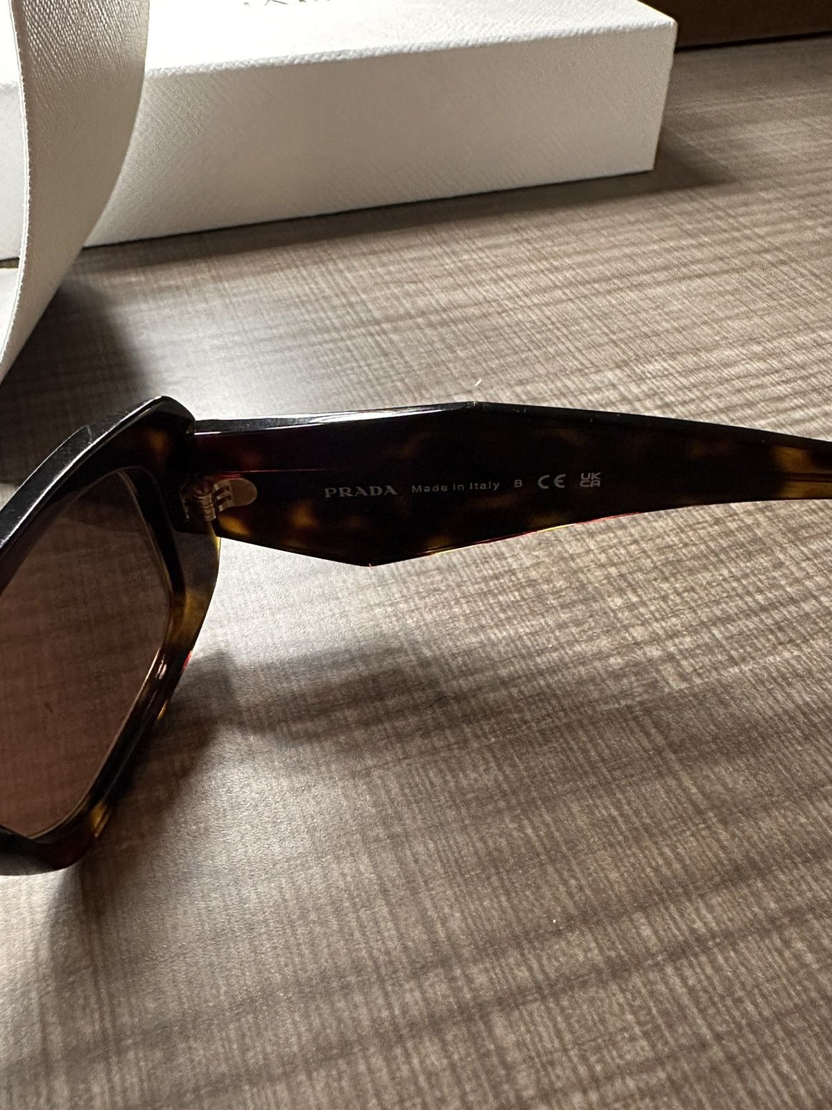 Prada PRADA Women's PR 17WS Rectangle Sunglasses Size ONE SIZE - 11 Thumbnail