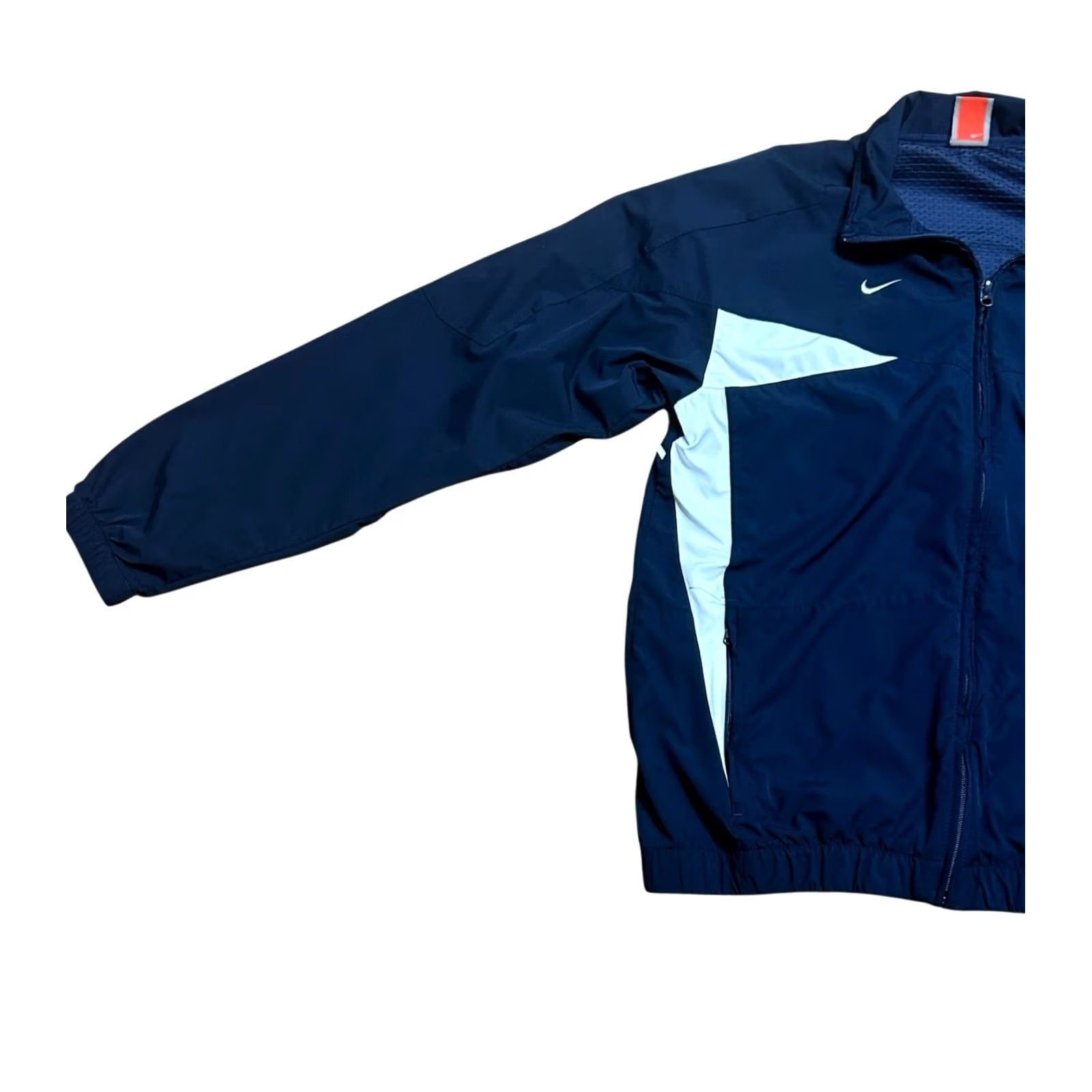 Nike Nike Team Men’s Windbreaker Full Zip Jacket Sz Large Nike Fit Storm Blue White Mens Regular Jacket Size US L / EU 52-54 / 3 - 2 Thumbnail