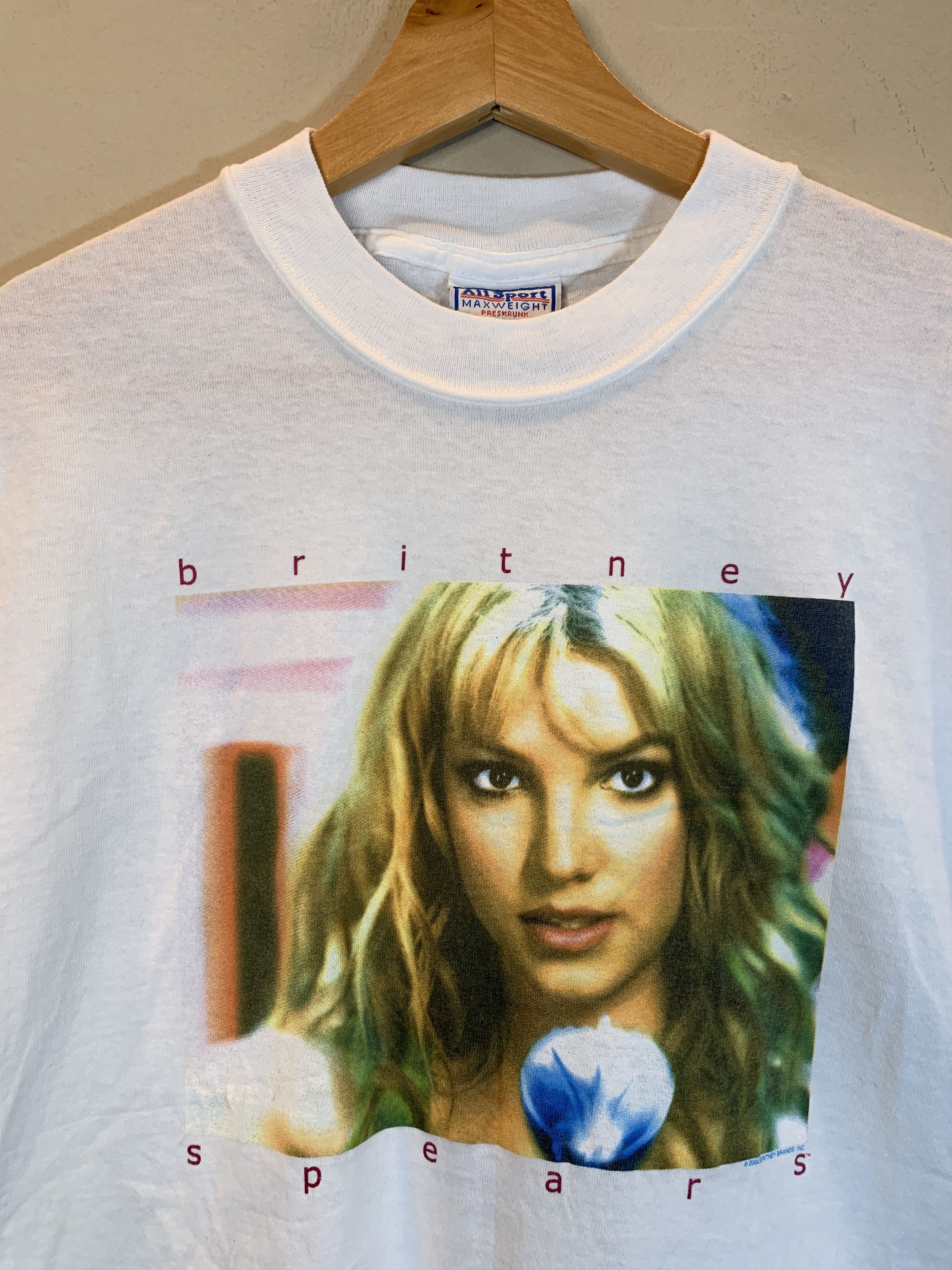 Band Tees *RARE* Vintage 2000 Britney Spears Crazy Single Stitch Shirt Size US M / EU 48-50 / 2 - 2 Thumbnail