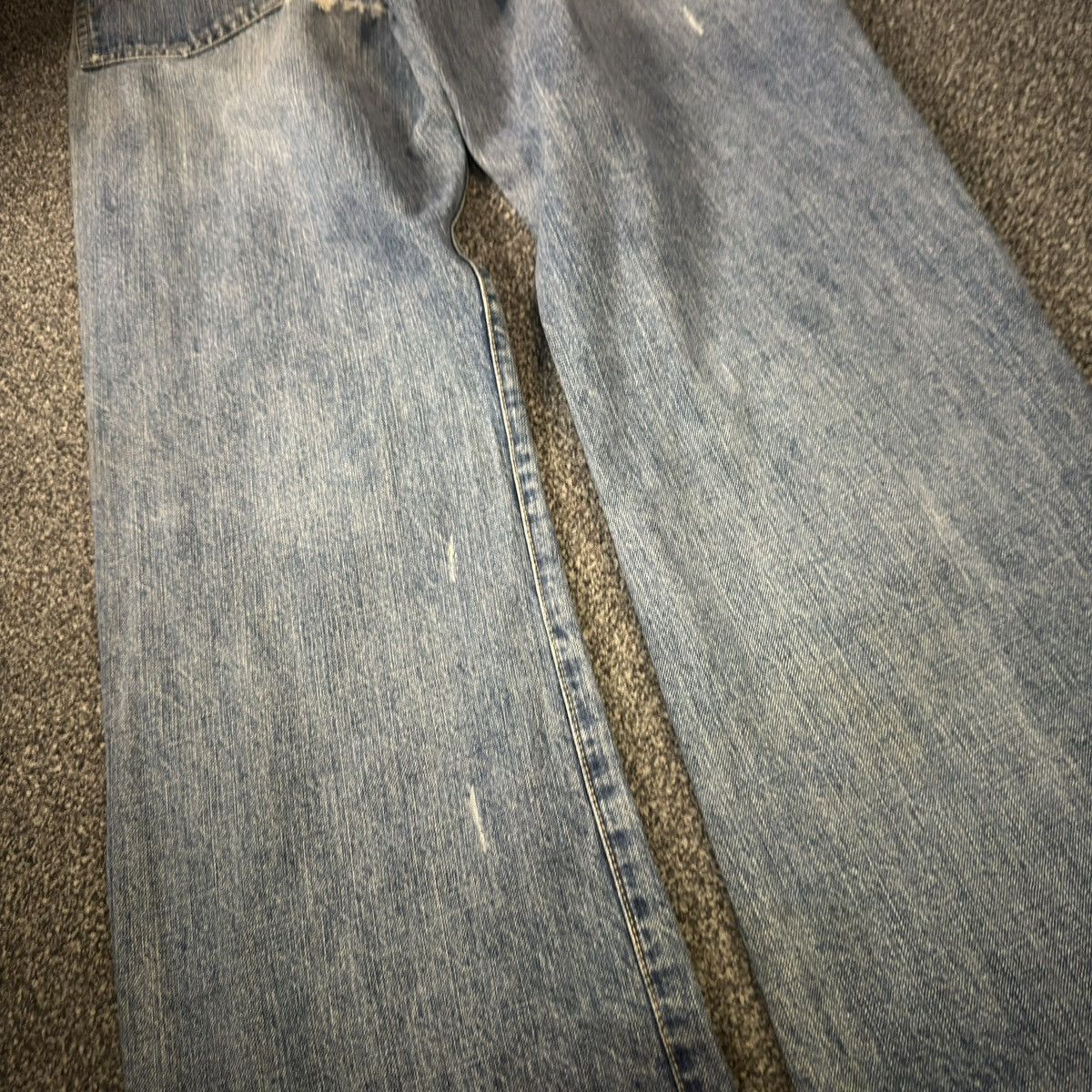 Seditionaries Destroyed Y2K A&F Flared Baggy Distressed Denim Size US 30 / EU 46 - 11 Thumbnail