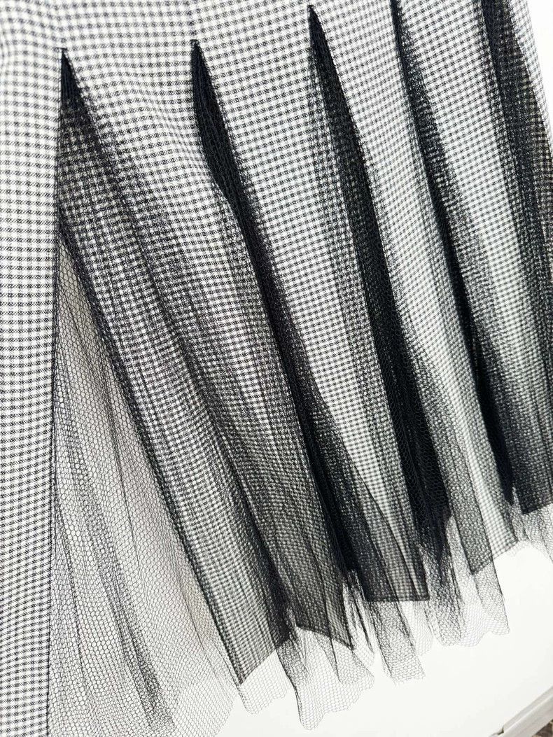 Dior Dior New Wool Mesh Half Skirt Size 34-2506 Size 33" - 3 Thumbnail
