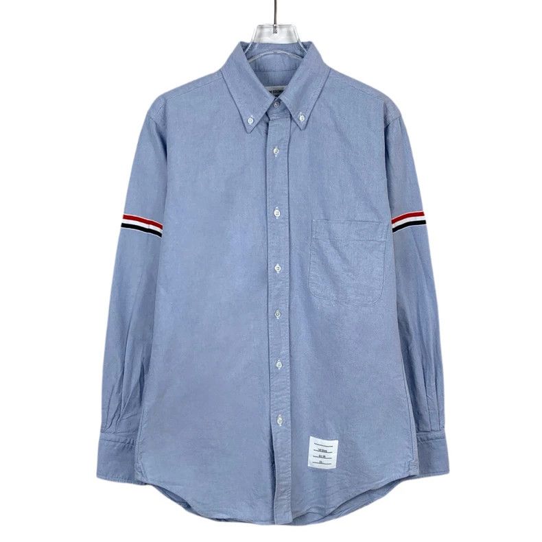 Thom Browne Thom Browne size1 Cotton long-sleeved shirt Size US S / EU 44-46 / 1 - 1 Thumbnail