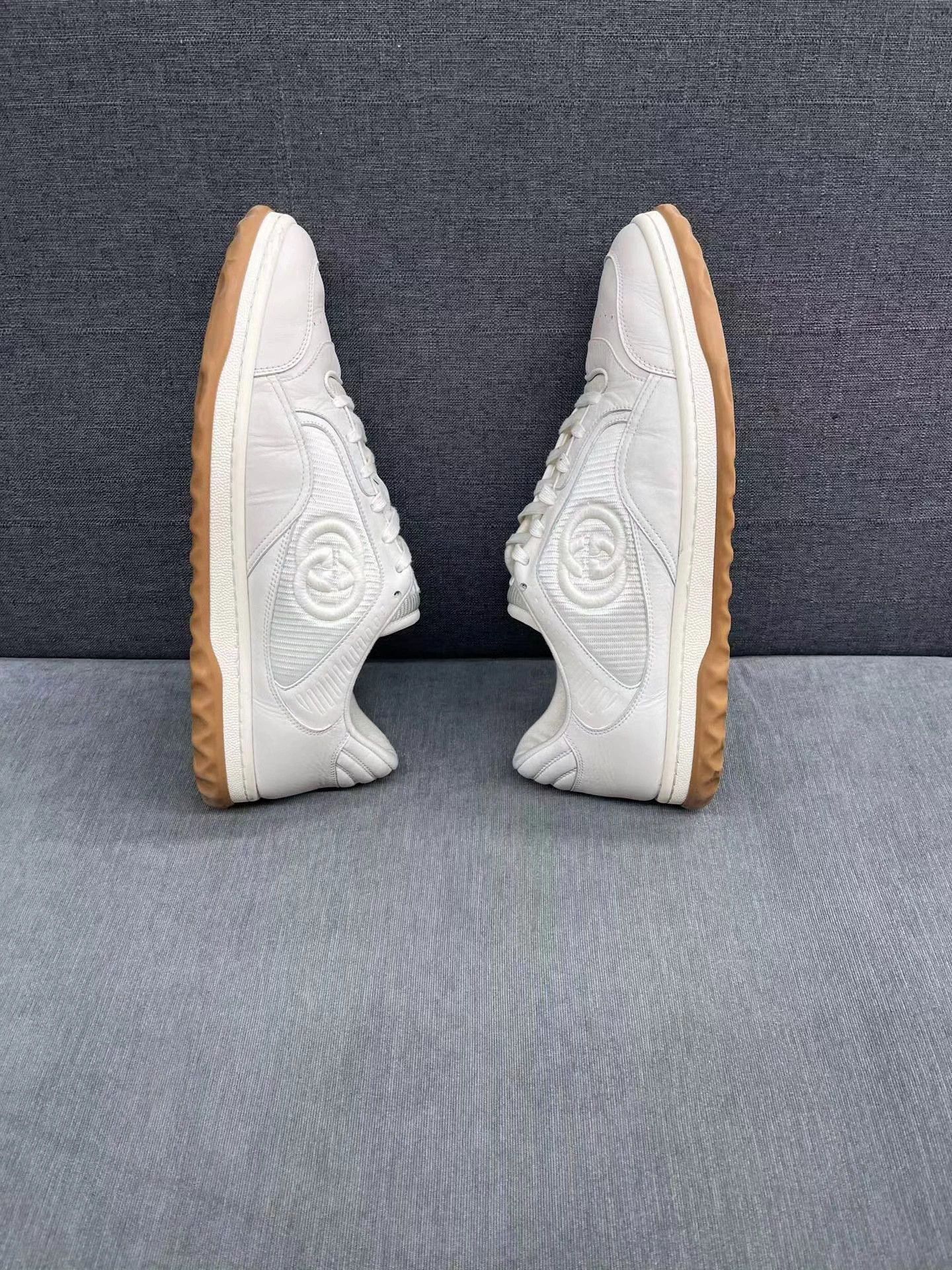 Gucci Mac80 white low top sneakers 43.5