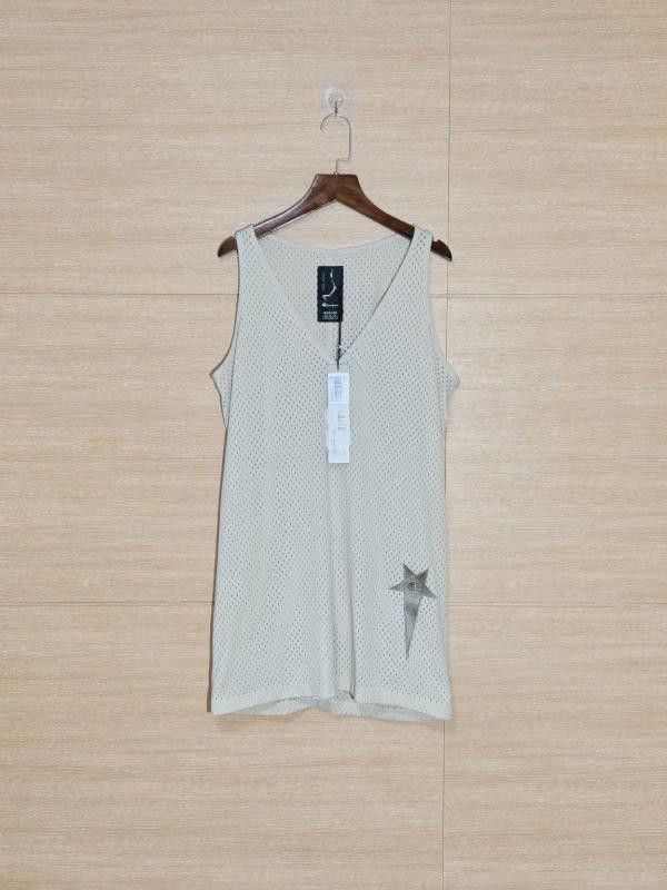 Champion × Rick Owens Rick Owens Gray Cutout Tank Top Size US M / EU 48-50 / 2 - 2 Thumbnail
