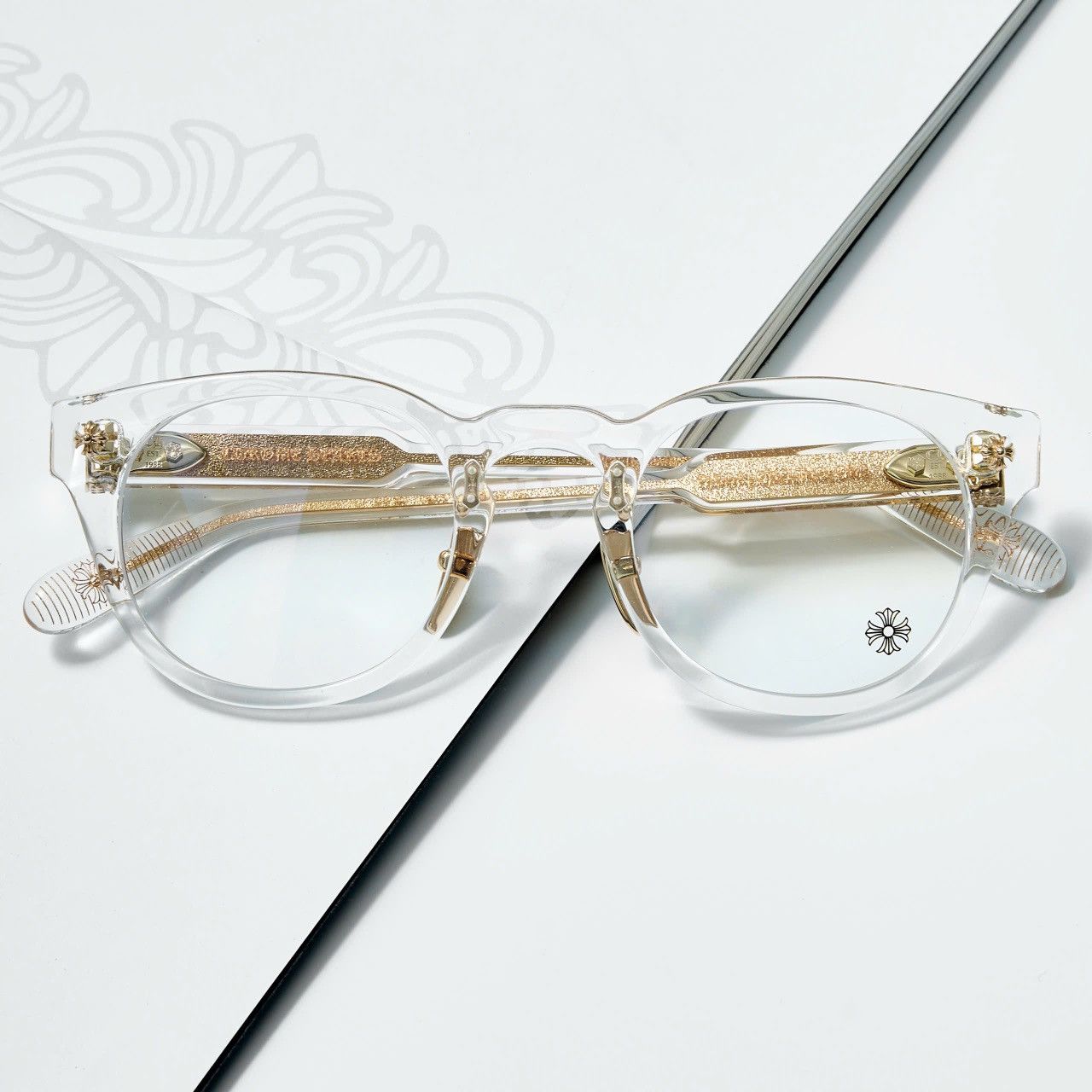 Chrome Hearts CHROME HEARTS DINGALONGLINGLONG CRYSTAL GLASSES Size ONE SIZE - 6 Thumbnail