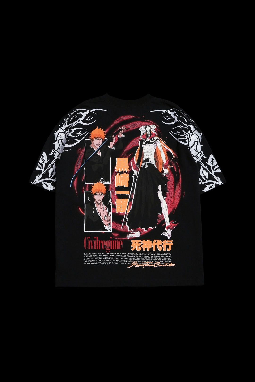 Civil Regime Civil Regime X Bleach Large Ichigo 199X Oversized tee Size US XXL / EU 58 / 5 - 3 Thumbnail