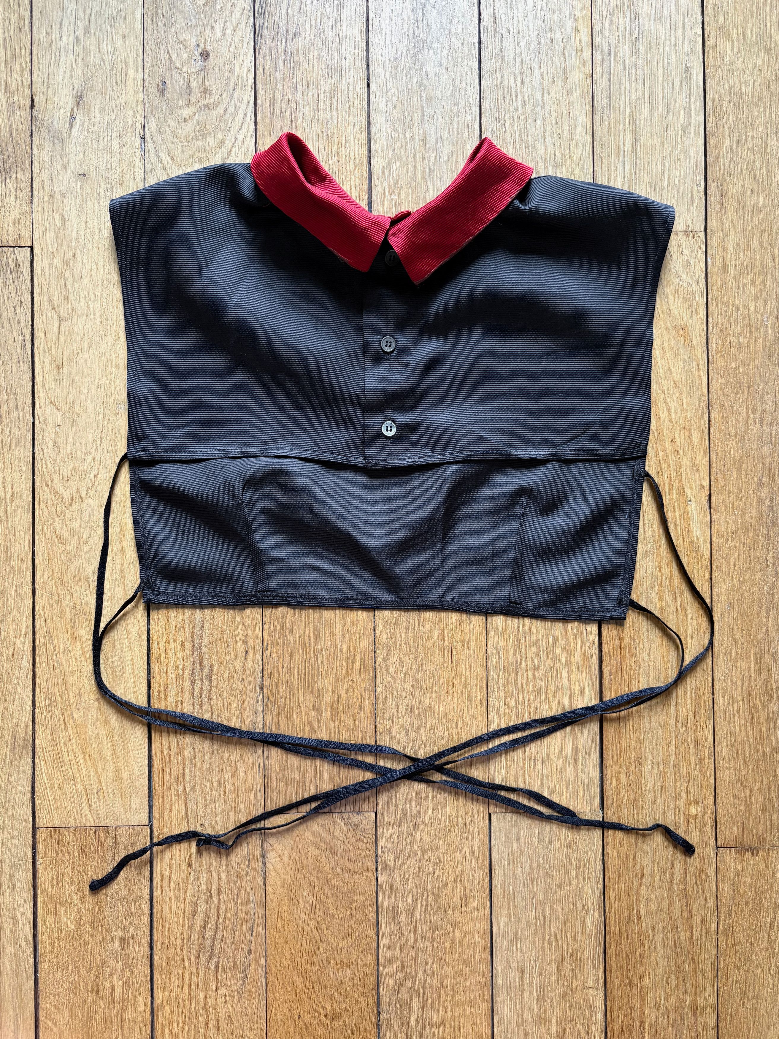 Miu Miu Miu Miu SS07 silk blouse shirt bib Size S / US 4 / IT 40 - 2 Thumbnail