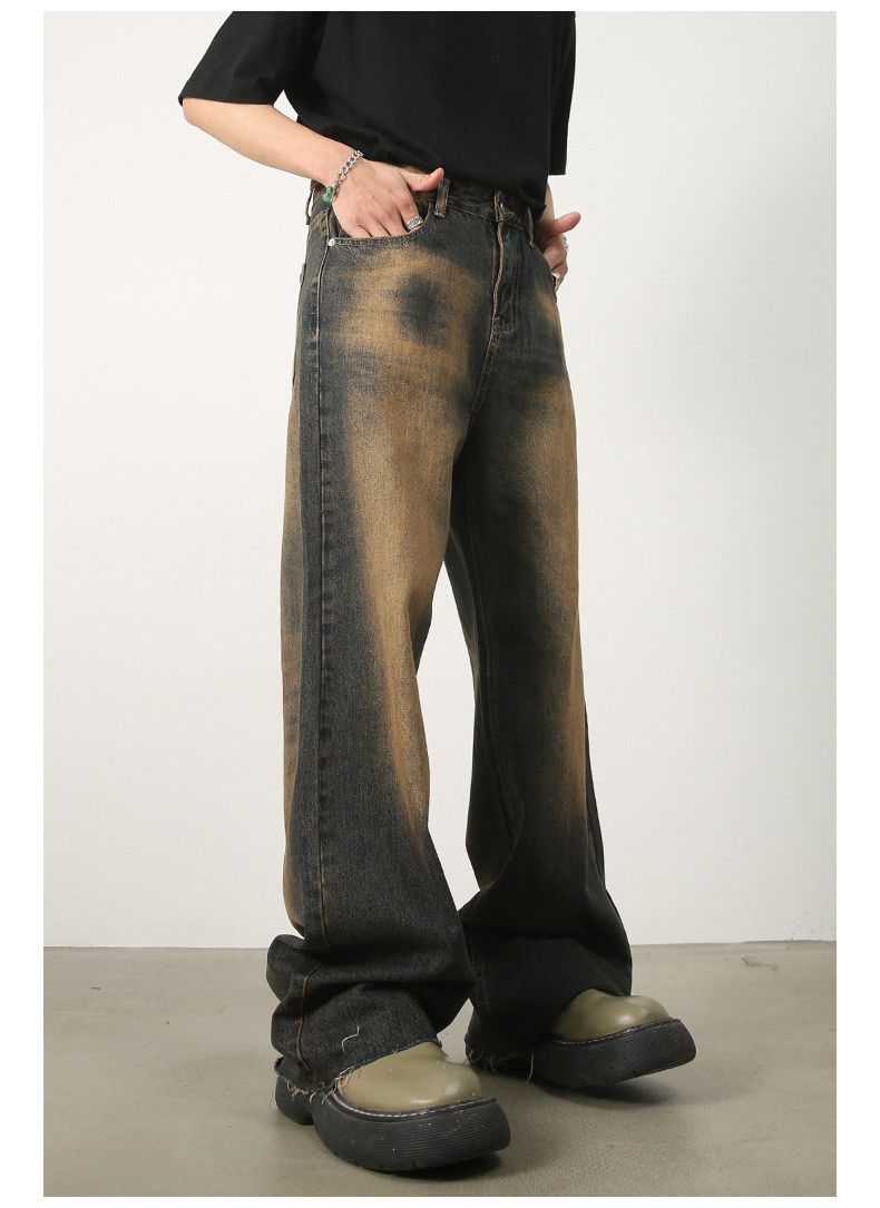 Japanese Brand × Jean Japanese retro washed distressed waist adjustable jeans Size US 34 / EU 50 - 7 Thumbnail