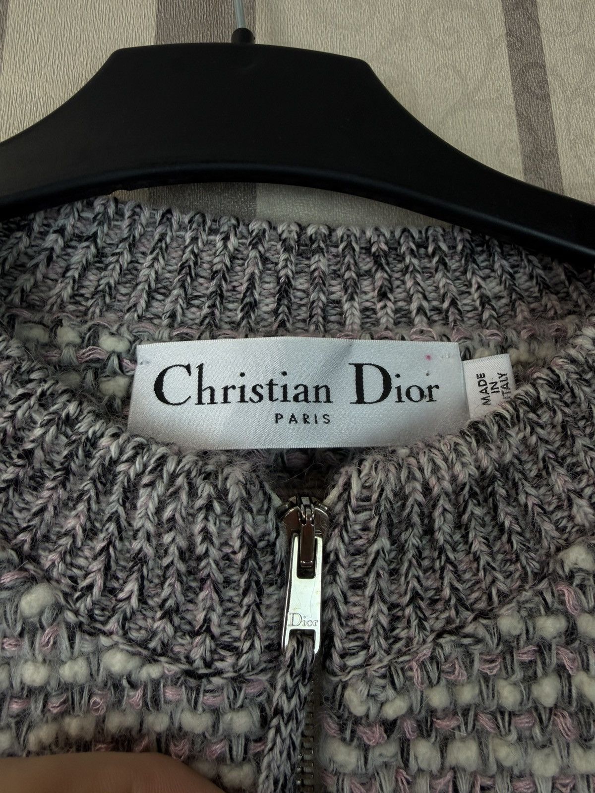 Dior Christian Dior Archive Cashmere/Mohair Knit Bomber Size M / US 6-8 / IT 42-44 - 6 Thumbnail