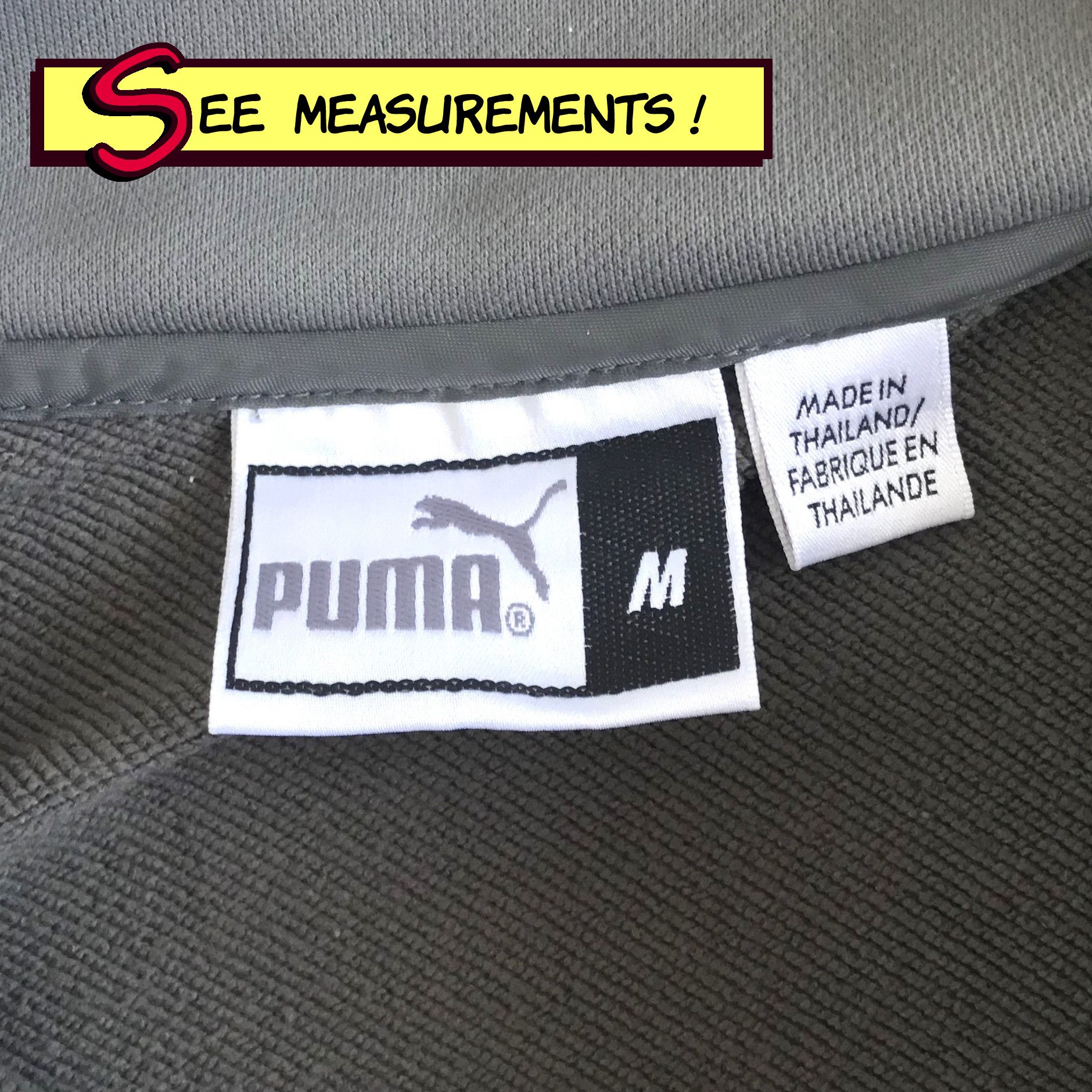 Puma Y2K PUMA Longsleeve Sweatshirt Jacket 1/4 Zip Sweater SAMPLE Size US L / EU 52-54 / 3 - 5 Thumbnail