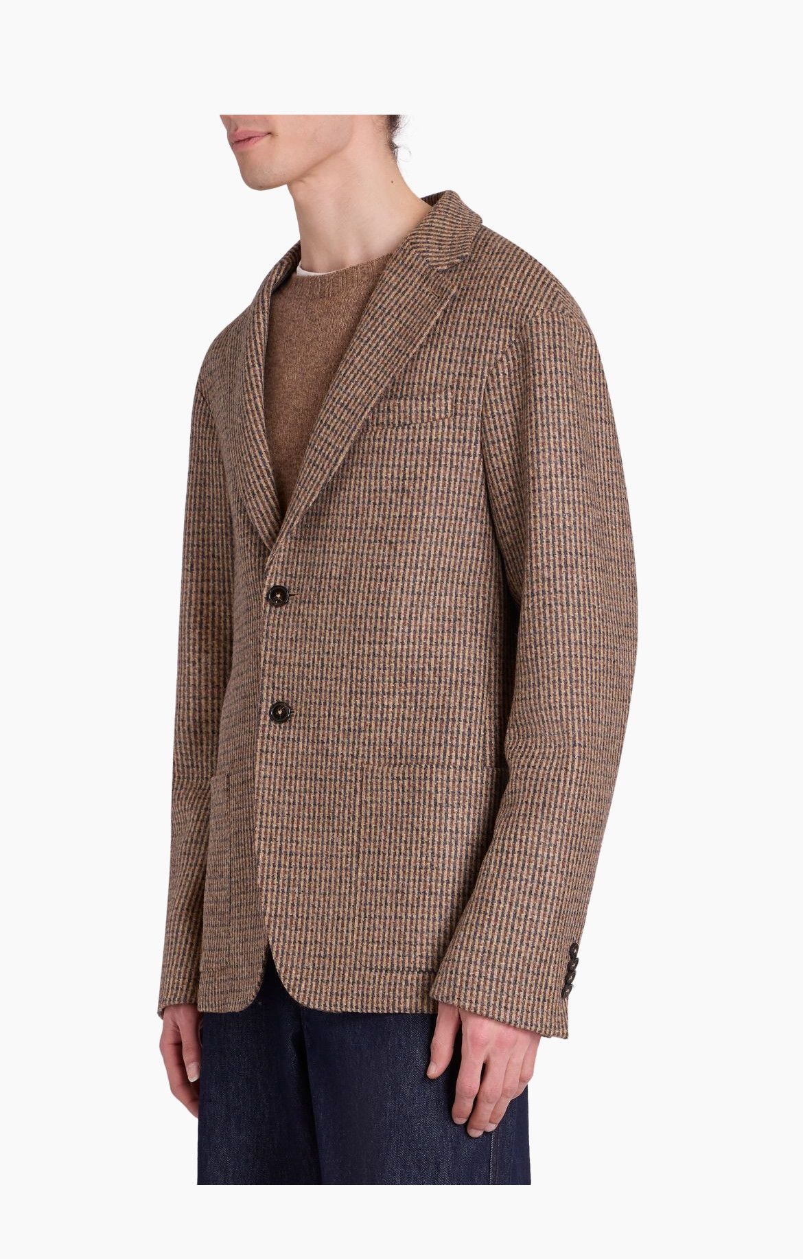 Officine Generale Officine Generale Houndstooth Wool-Blend Sportcoat NWT Size 36S - 8 Thumbnail