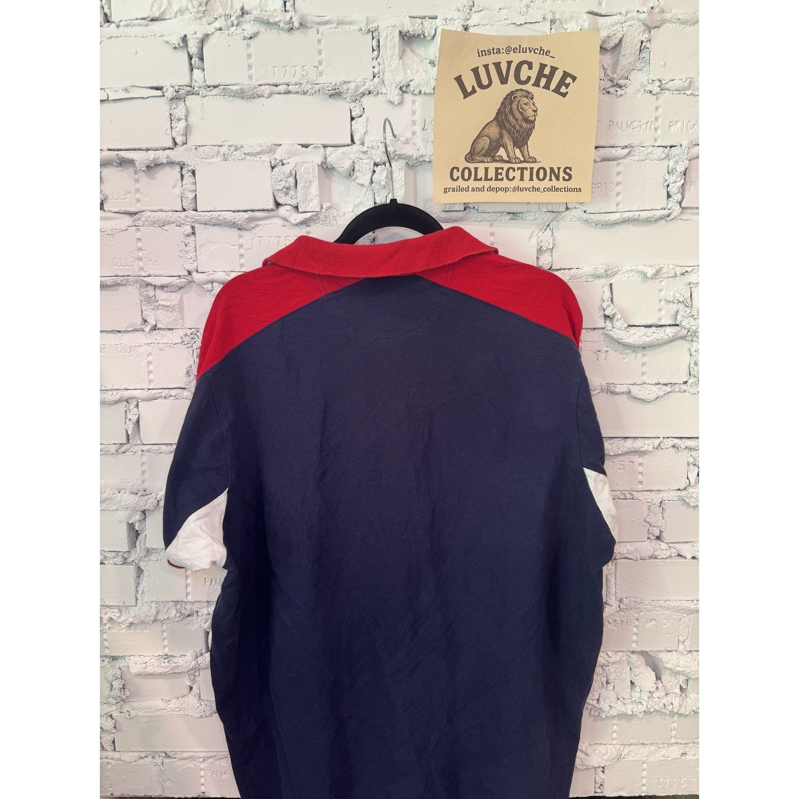U.S. Polo Assn. U.S. Polo Assn Shirt Blue Red White USA Polo Retro Crest XL Size US XL / EU 56 / 4 - 3 Thumbnail