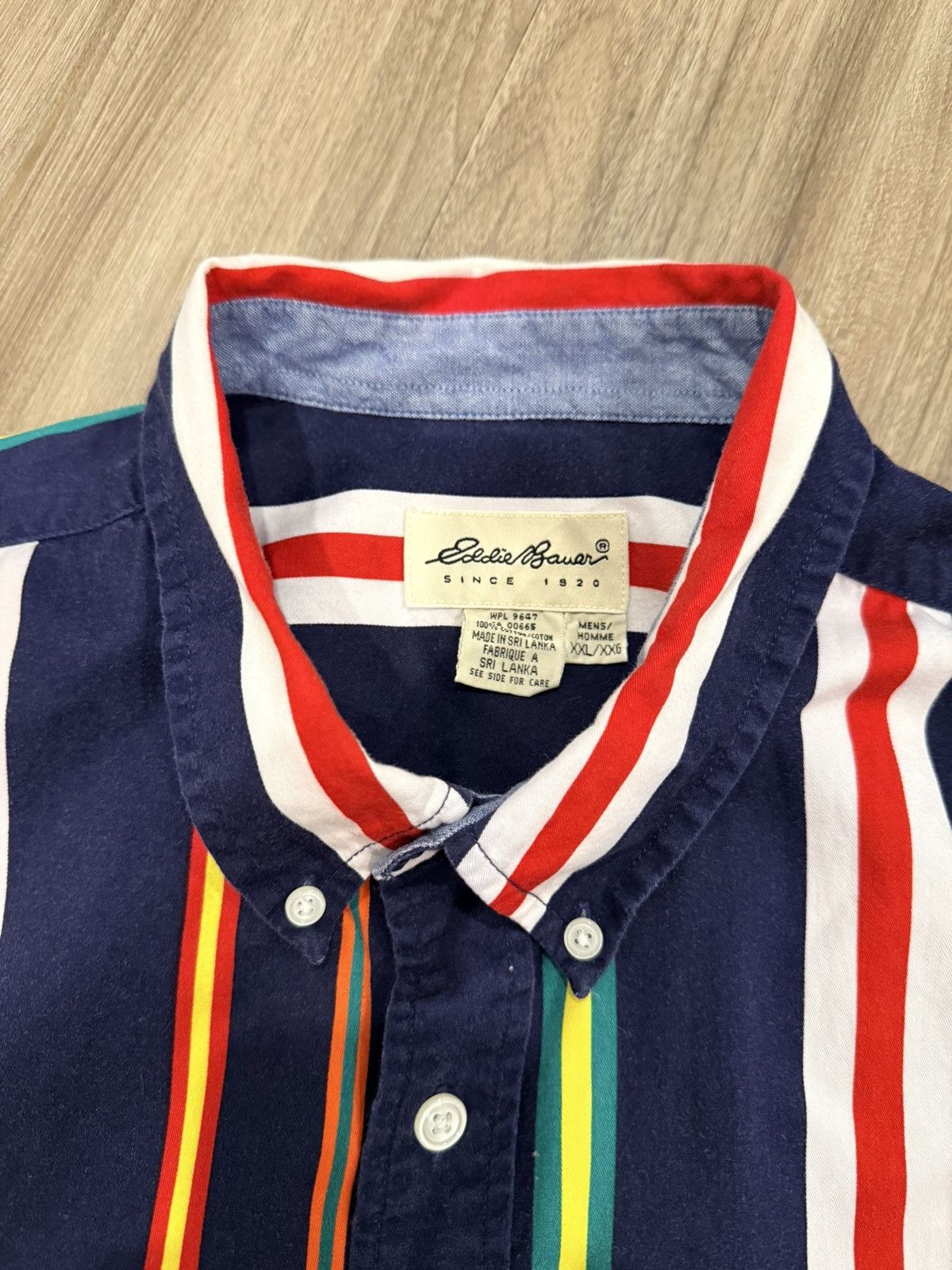 Eddie Bauer Eddie Bauer Men’s 2XL Shirt Button-Up Long Sleeve Striped Size US XXL / EU 58 / 5 - 4 Thumbnail