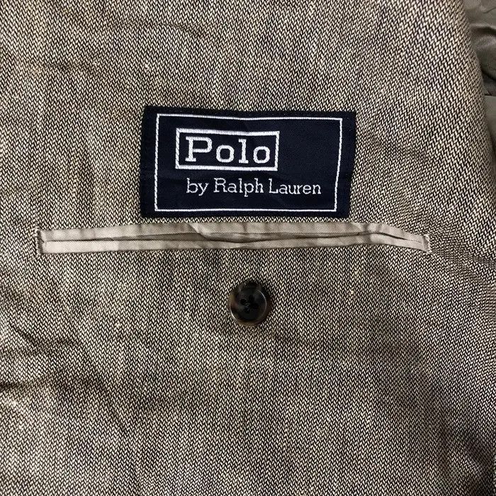 Polo Ralph Lauren Vintage POLO RALPH LAUREN 3 Button Herringbone Blazer Coat Size 46R - 5 Thumbnail