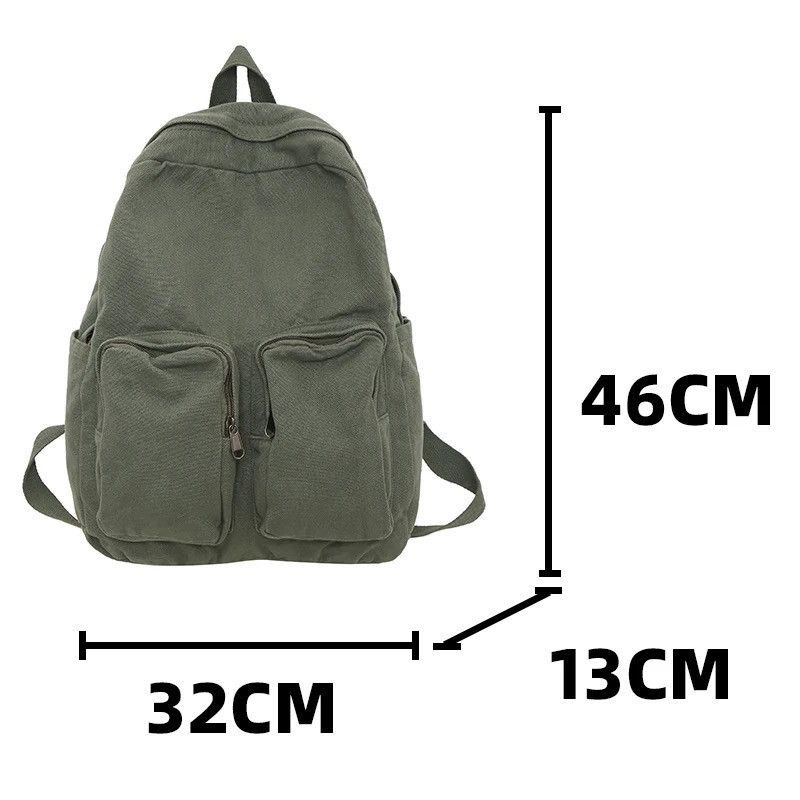 Japanese Brand Green Travel Backpack Size ONE SIZE - 5 Thumbnail