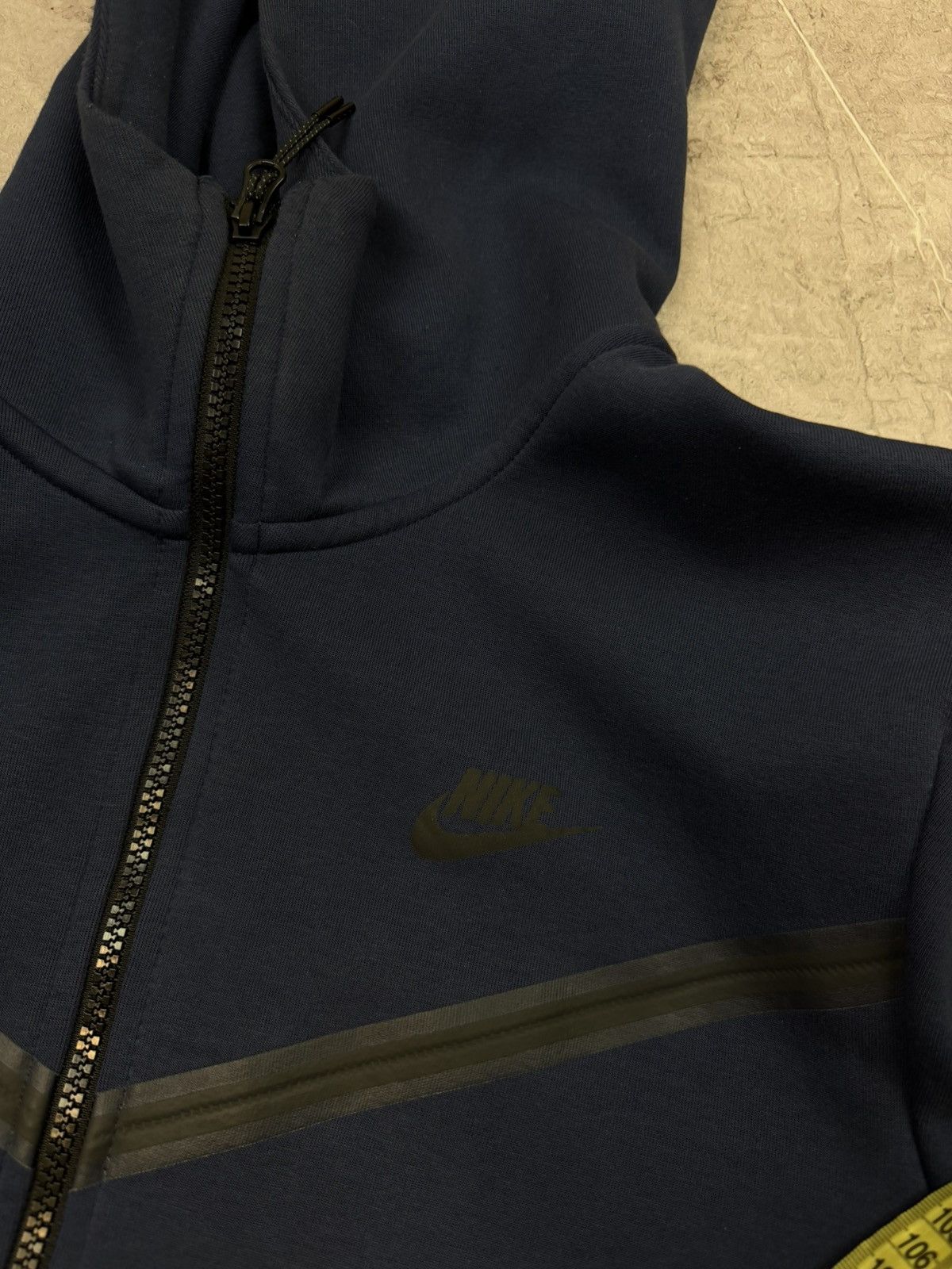 Nike Nike tech Fleece navy blue OG model zip-up hoodie Drill Size US S / EU 44-46 / 1 - 12 Thumbnail