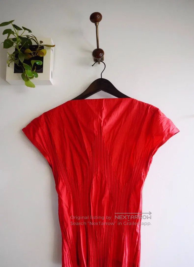 Issey Miyake Issey Miyake Red Short Sleeve Size M / US 6-8 / IT 42-44 - 7 Thumbnail