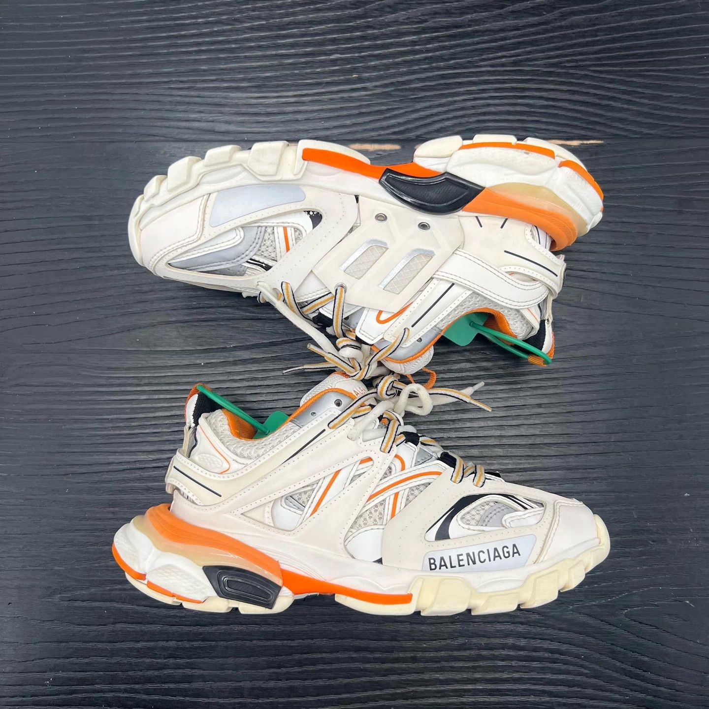 Balenciaga Balenciaga Track White Orange 36 Women's Like New Size US 6 / IT 36 - 3 Thumbnail