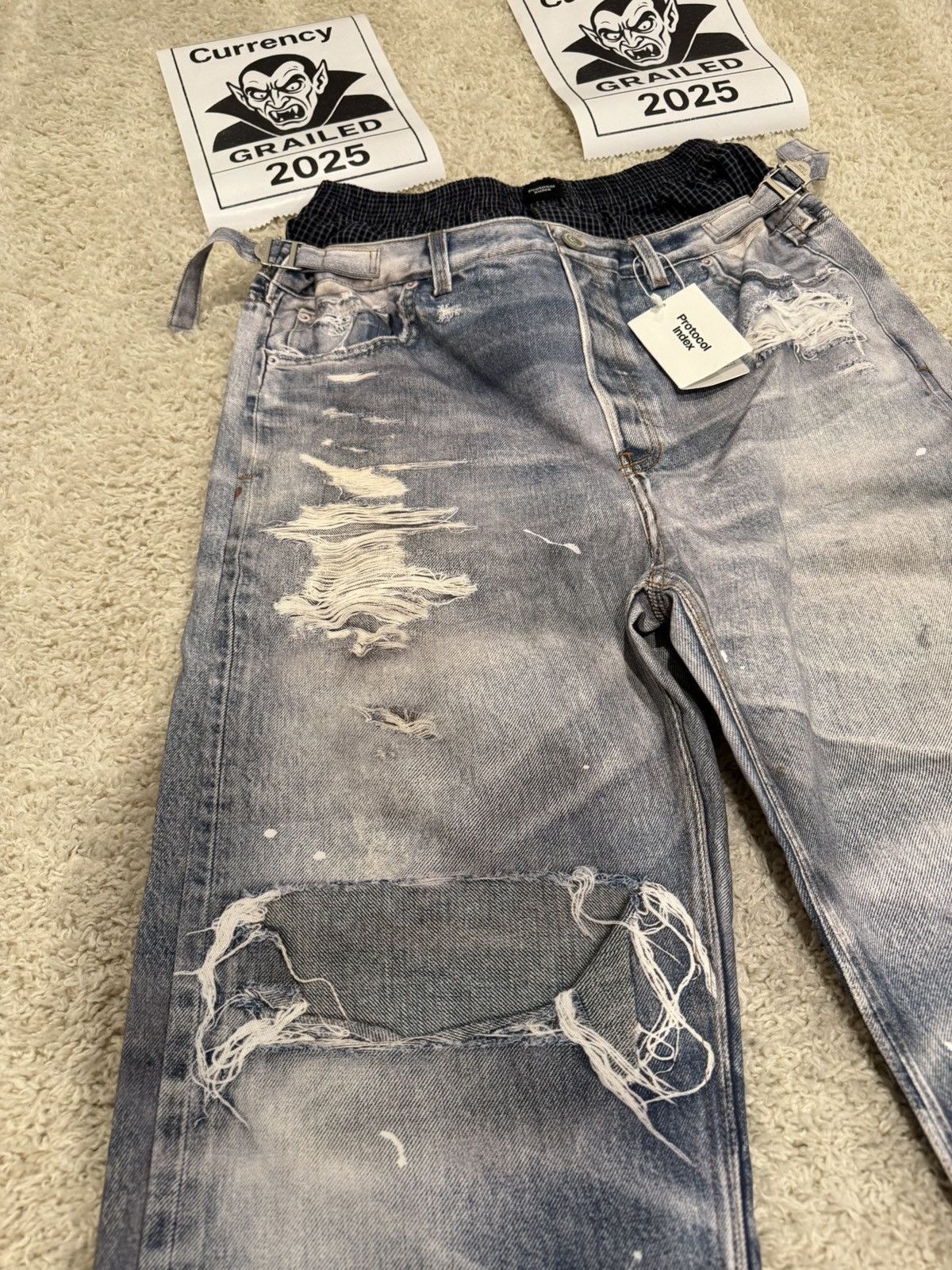 PROJECT G/R Project GR Protocol Index Trompe-L'OEIL LAYERED PANTS Size US 30 / EU 46 - 9 Thumbnail