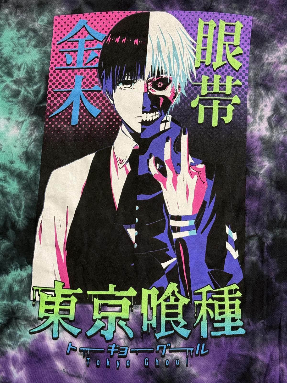 Other Tokyo Ghoul Manga T-shirt Ken Kaneki Polka Dot Kanji Split M Size US M / EU 48-50 / 2 - 3 Thumbnail