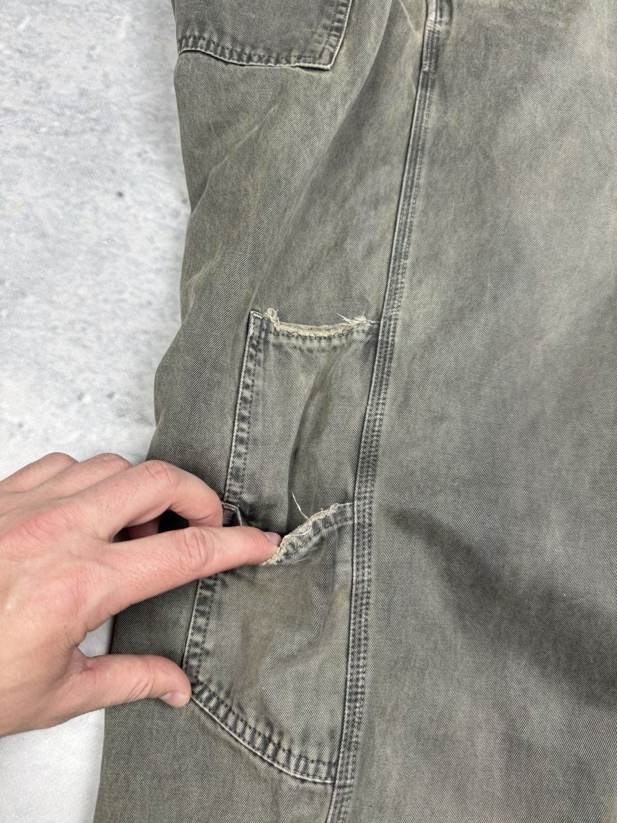 Diesel × Vintage ‼️Diesel 00s Avant-Garde denim pants cargo jeans Size US 35 - 17 Thumbnail