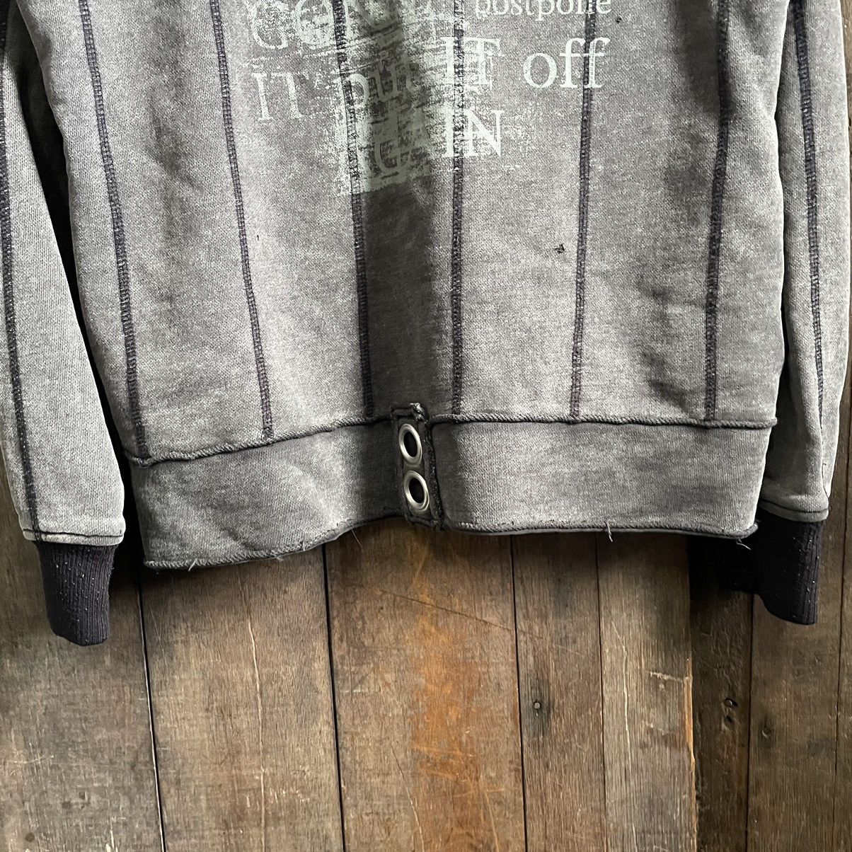In The Attic Vintage In The Attic Punk Gothic Tactical Hoodie Size US L / EU 52-54 / 3 - 8 Thumbnail