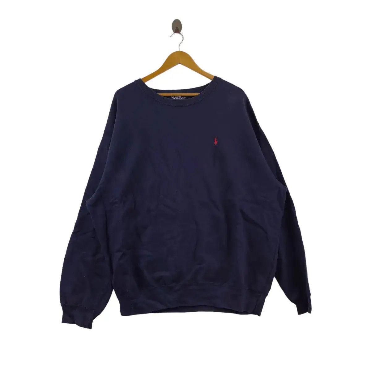 Polo Ralph Lauren Vintage 90’ POLO RALPH LAUREN Small Pony Baggy Sweatshirt Size XL / US 12-14 / IT 48-50 - 1 Thumbnail