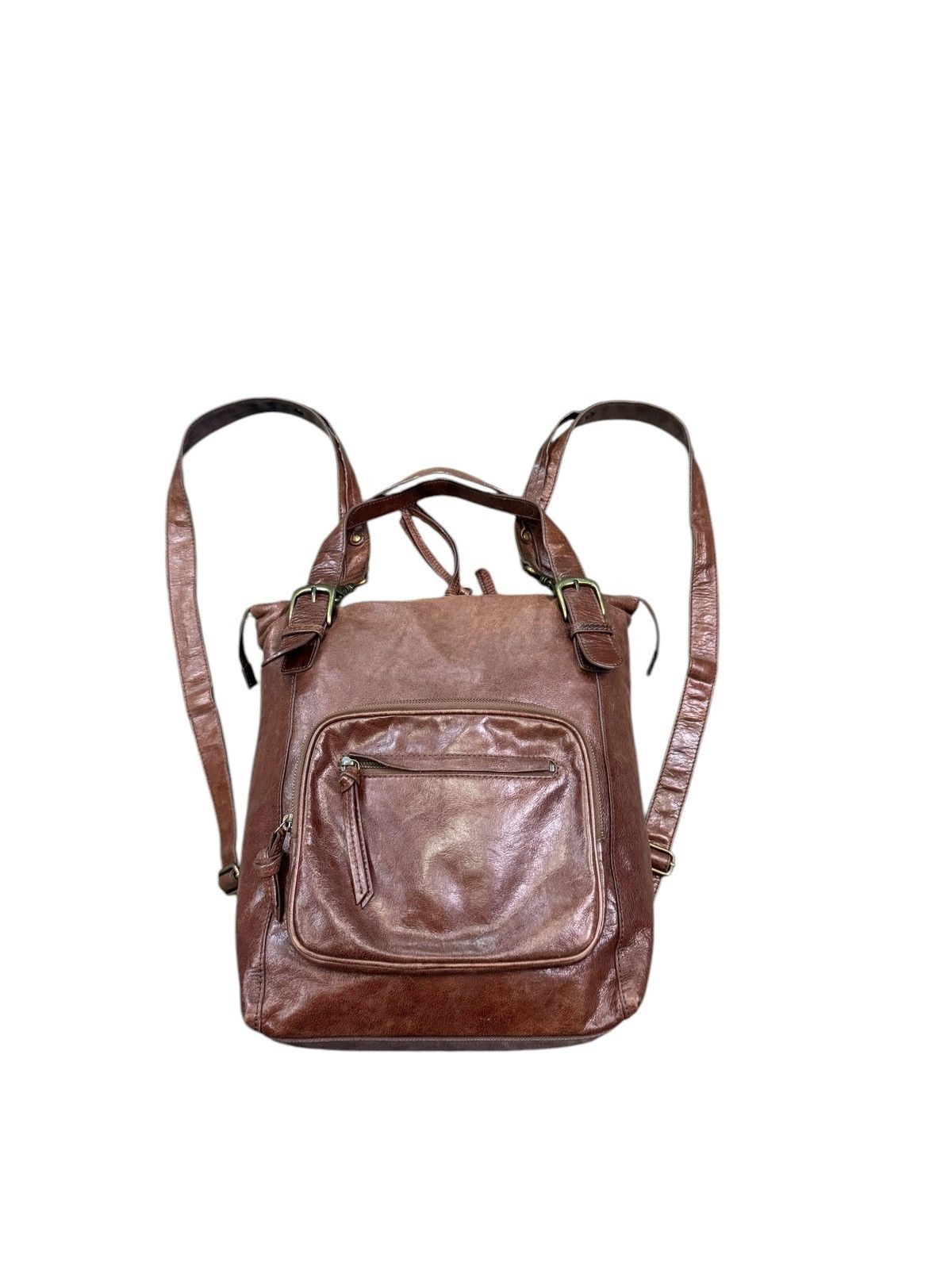 Leather DAKOTA CANVAS LEATHER 2 WAY SHOULDER BACKPACK Size ONE SIZE - 1 Thumbnail