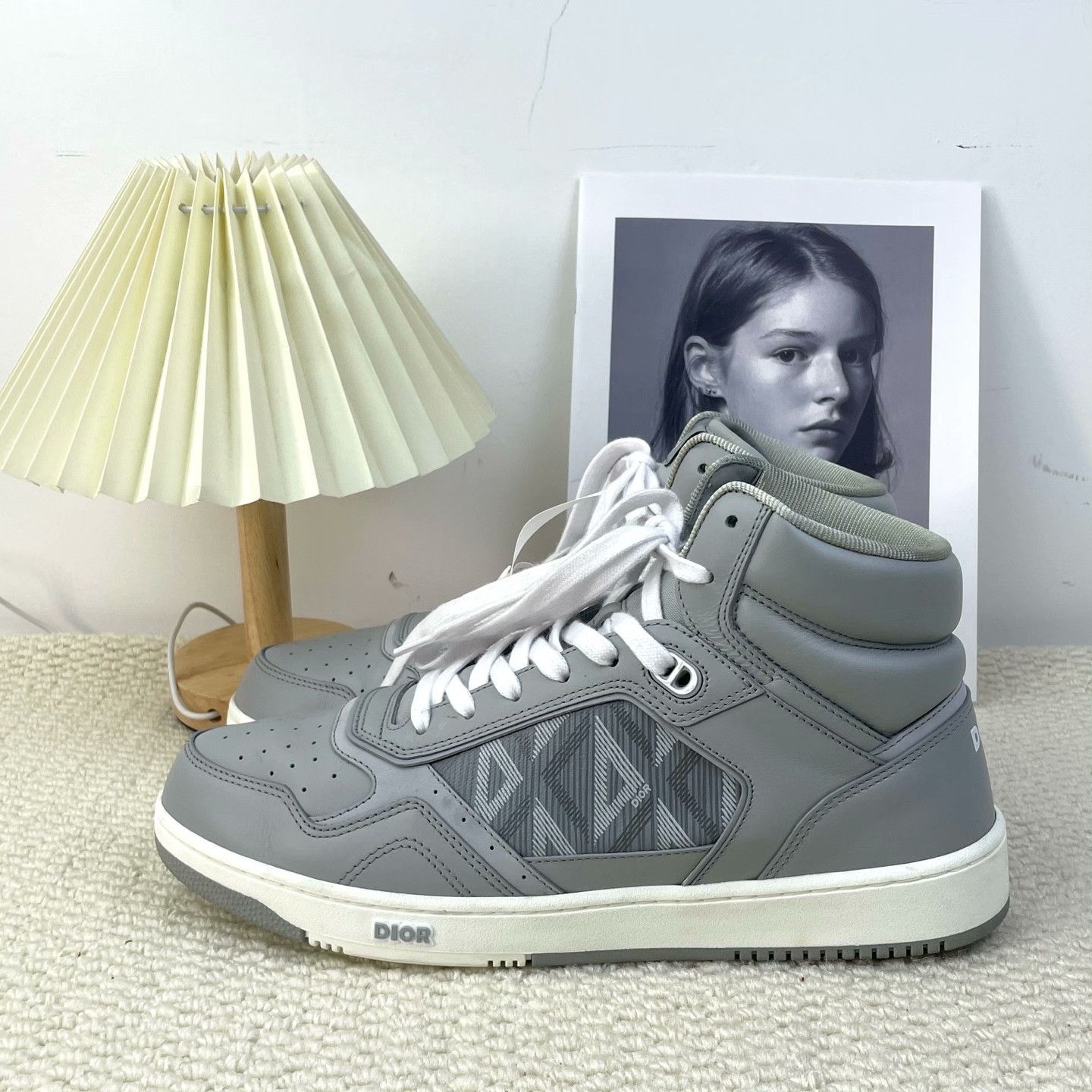 Dior Dior Leather Hitop Sneakers 11 Men Size US 11 / EU 44 - 1 Thumbnail