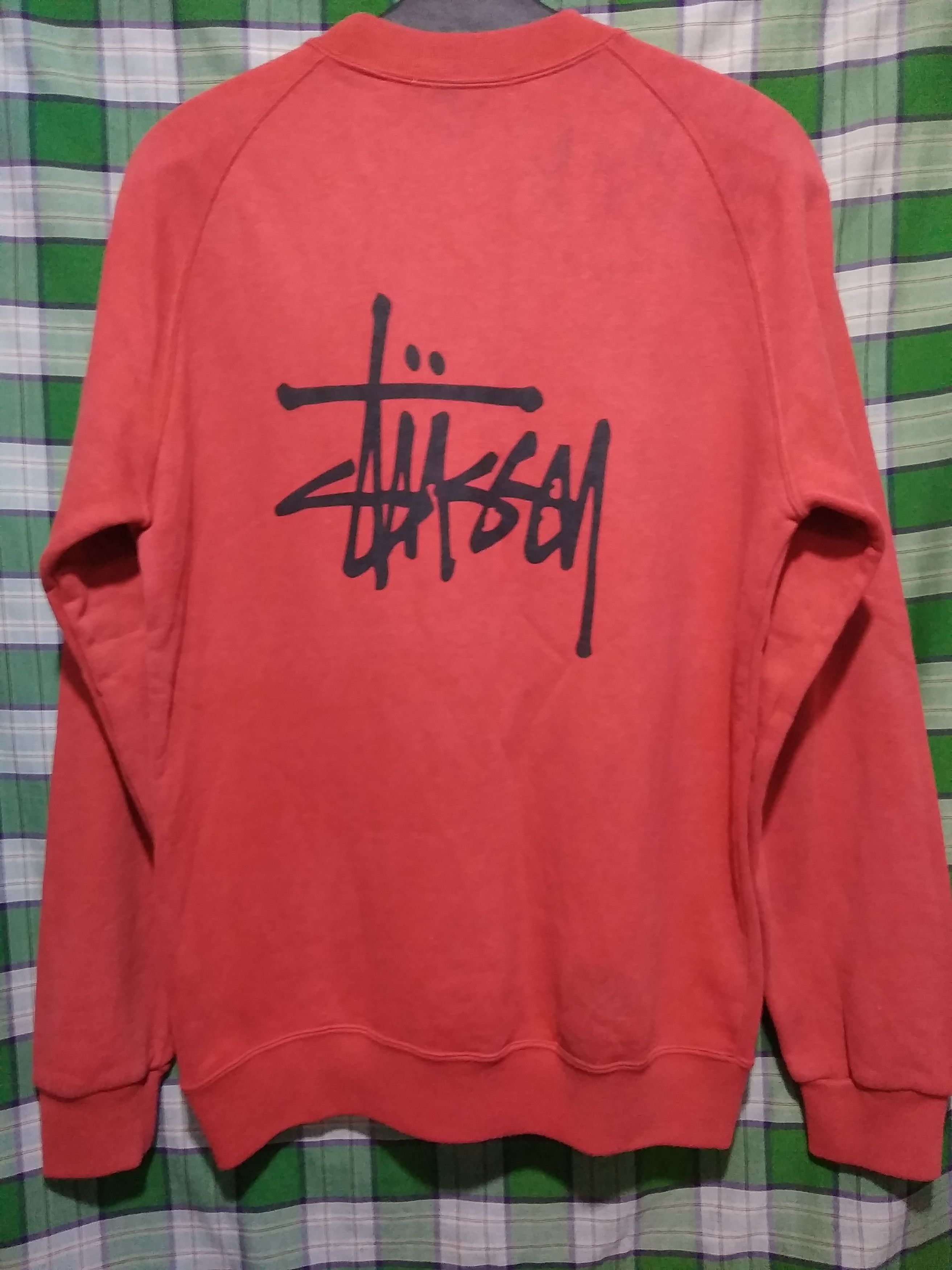 Stussy Vintage Stussy basic sweatshirt crewneck faded Size US S / EU 44-46 / 1 - 1 Thumbnail