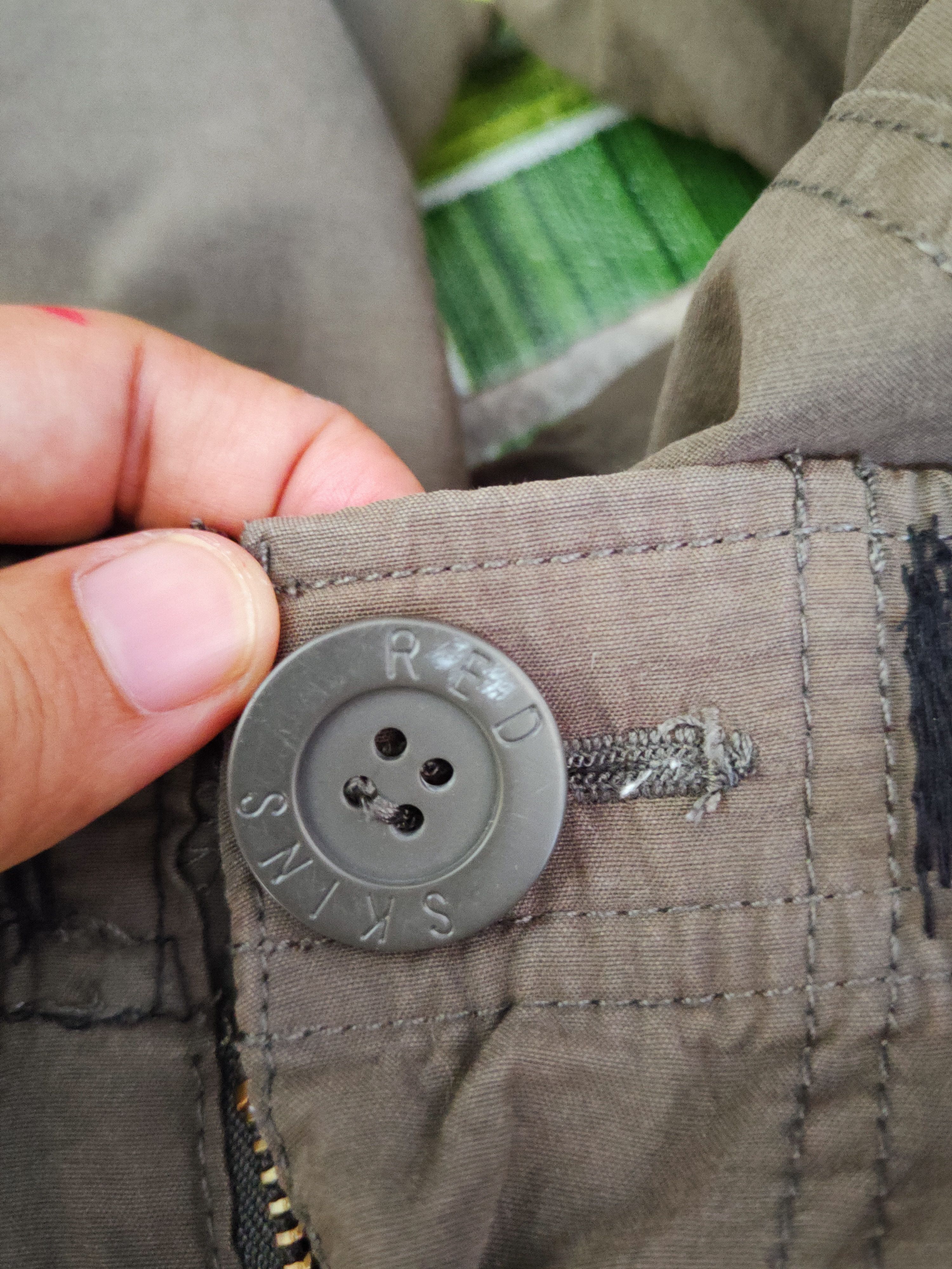 Japanese Brand Redskins Olive Faded Multipocket Tactical Cargo Pants #W527 Size US 30 / EU 46 - 17 Thumbnail