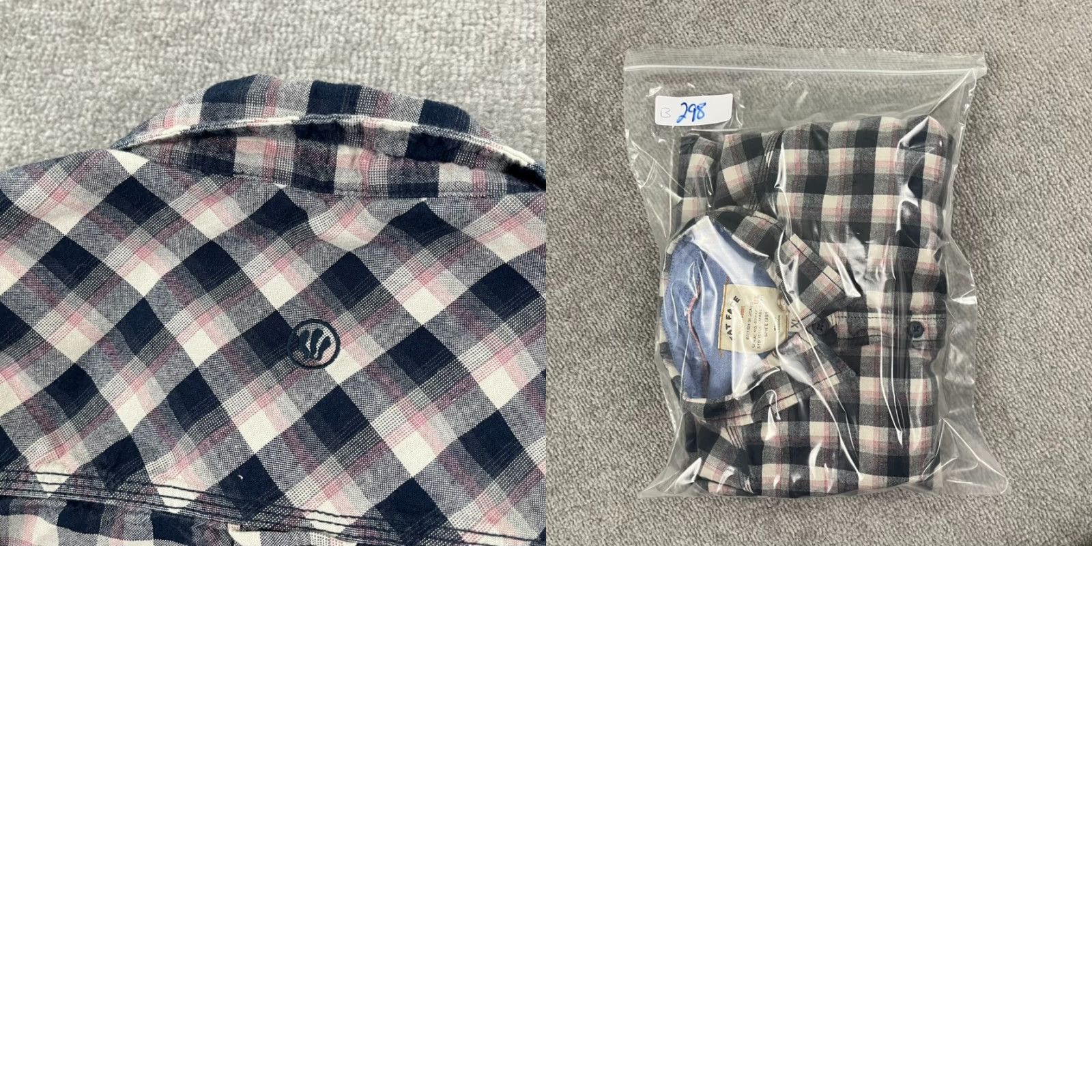 FatFace Fat Face Shirt Mens XL Regular Blue White Plaid Button Up Flannel Size US XL / EU 56 / 4 - 8 Thumbnail