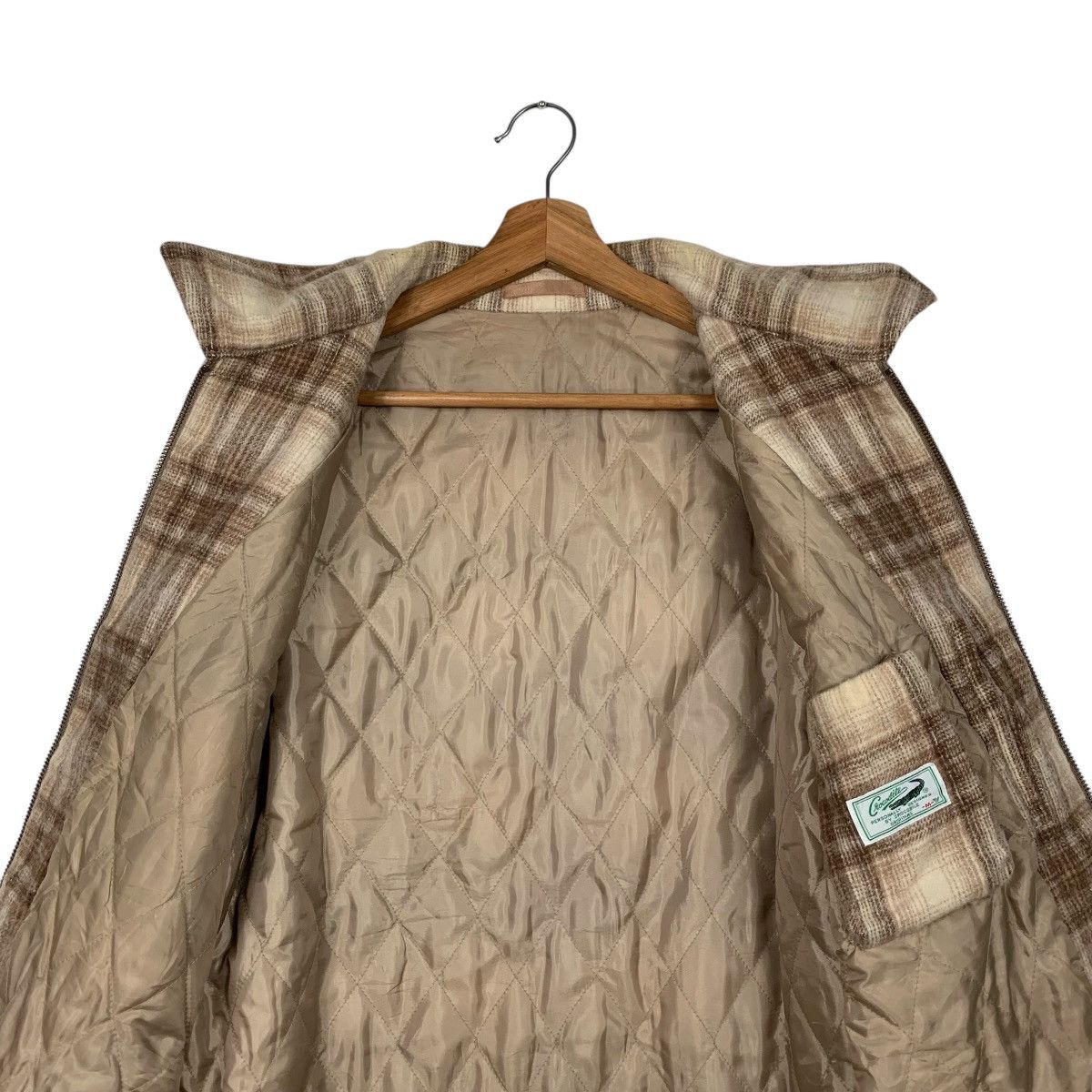 Japanese Brand CROCODILE Checked Four Pocket Flannel Jacket #1662-C74 Size US M / EU 48-50 / 2 - 12 Thumbnail