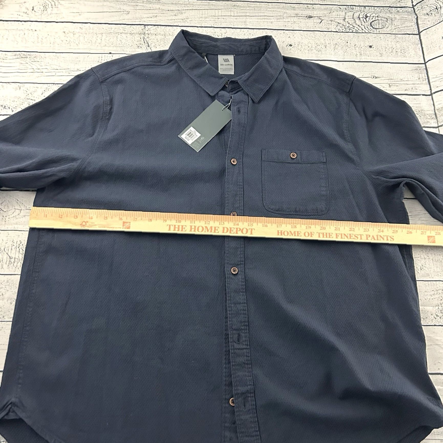 Vintage VRST Long Sleeve Button Front Shirt Men 2XL Ardosia Slate Darker Gray Vintage New? Size US XXL / EU 58 / 5 - 5 Thumbnail